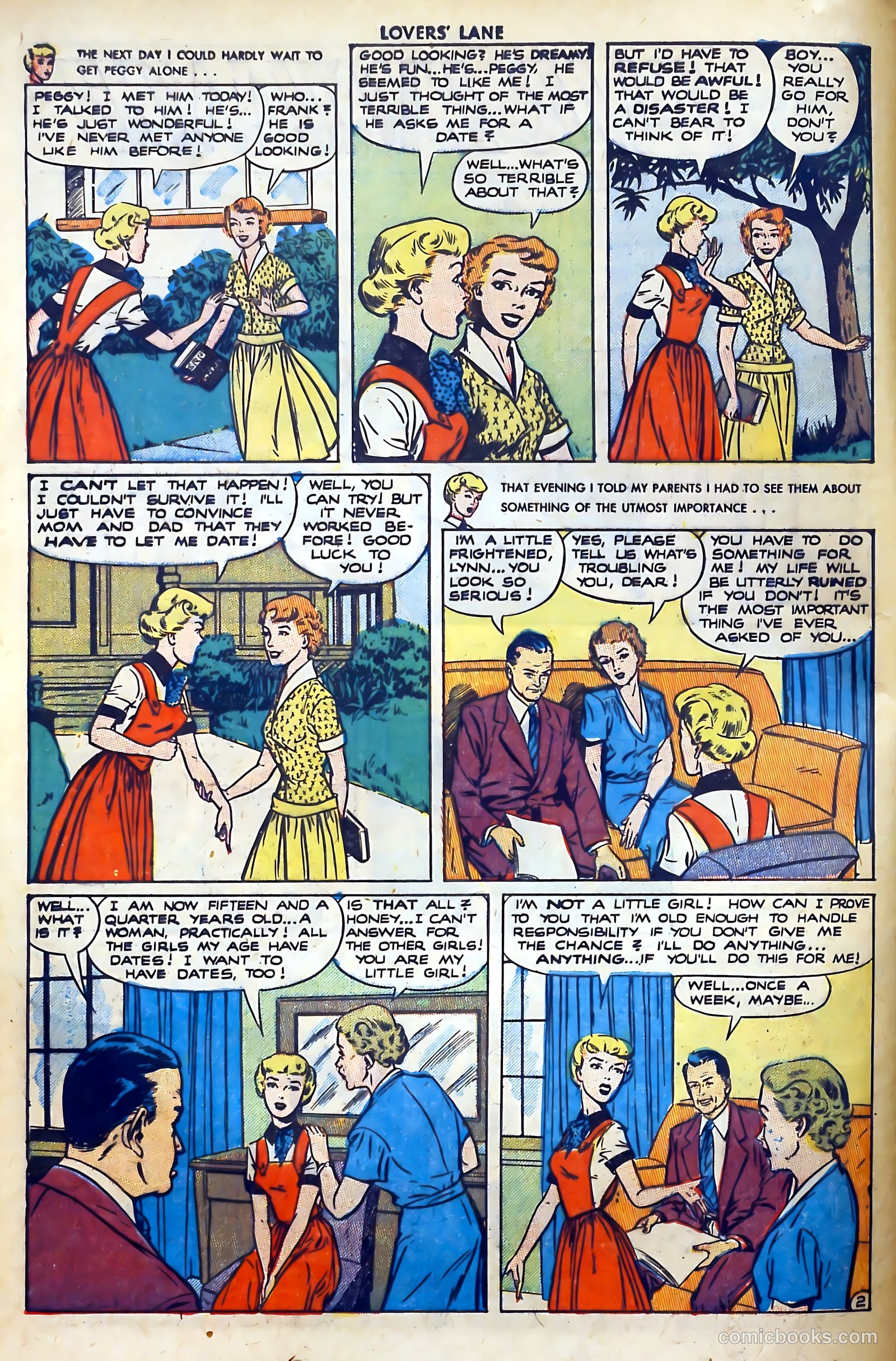 Lovers' Lane #11 (1951) — page 4 of 52