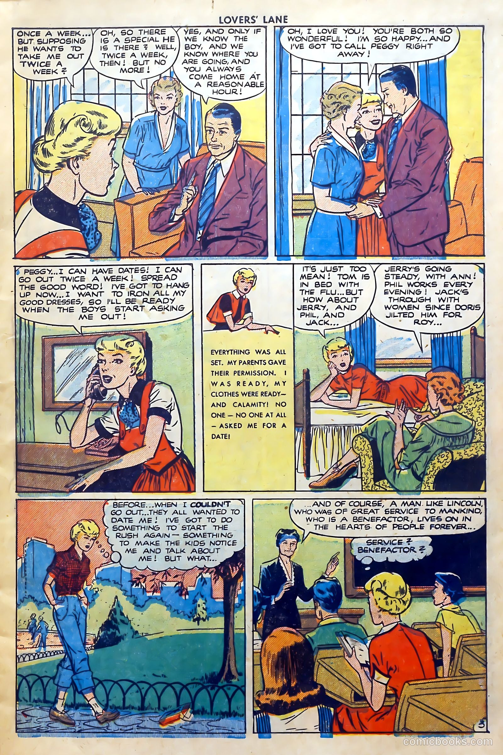 Lovers' Lane #11 (1951) — page 5 of 52