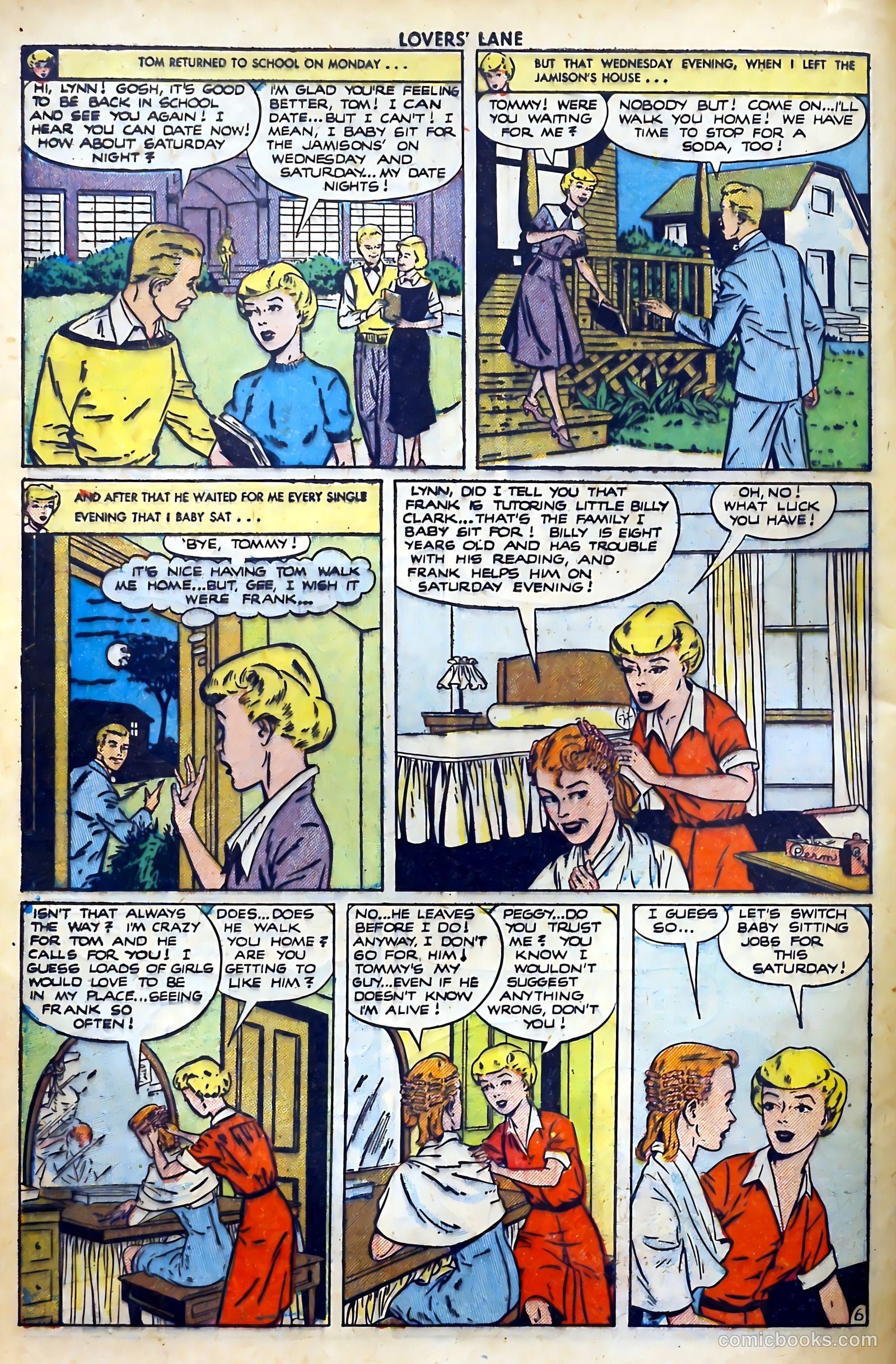Lovers' Lane #11 (1951) — page 8 of 52