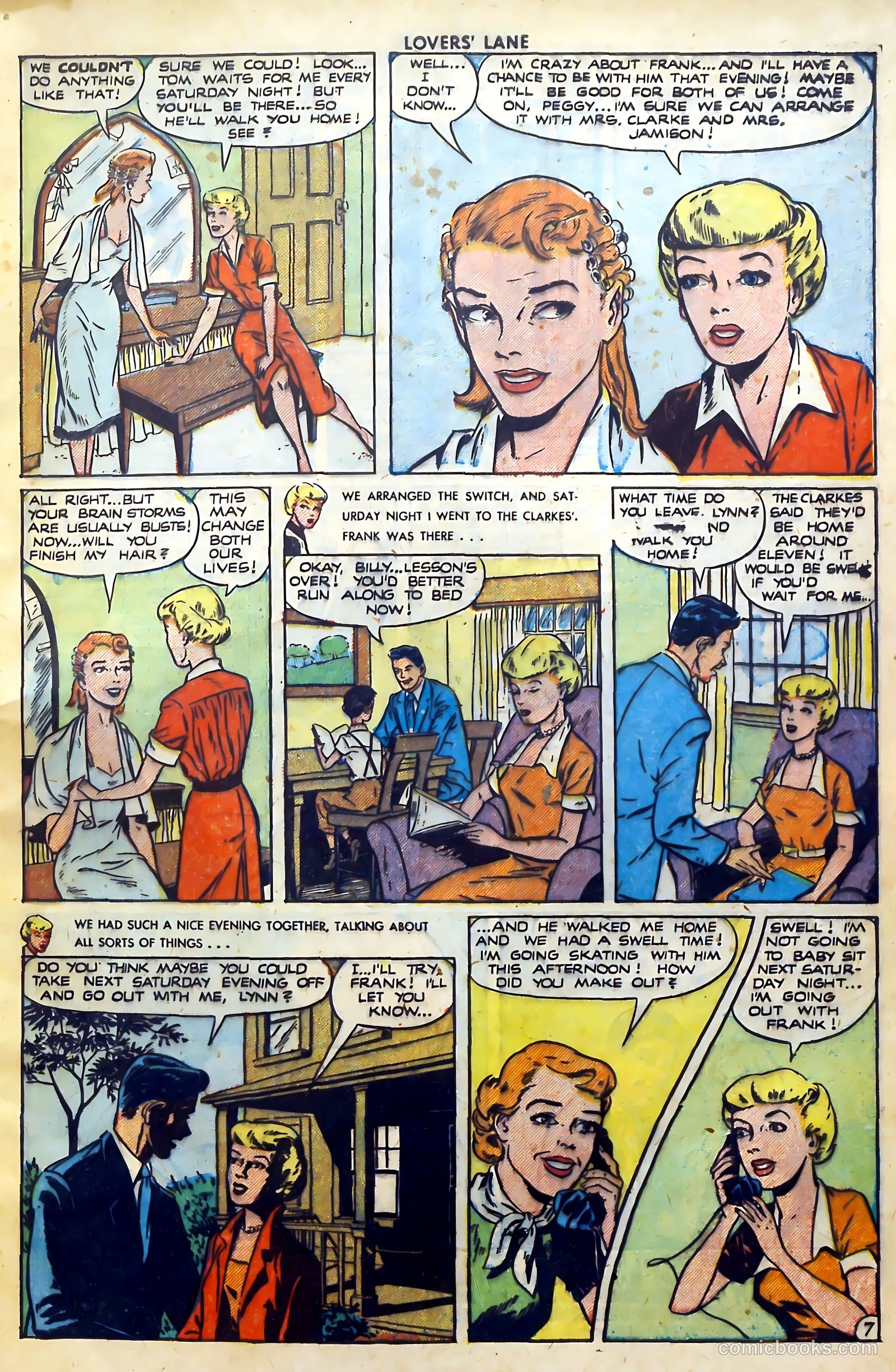 Lovers' Lane #11 (1951) — page 9 of 52