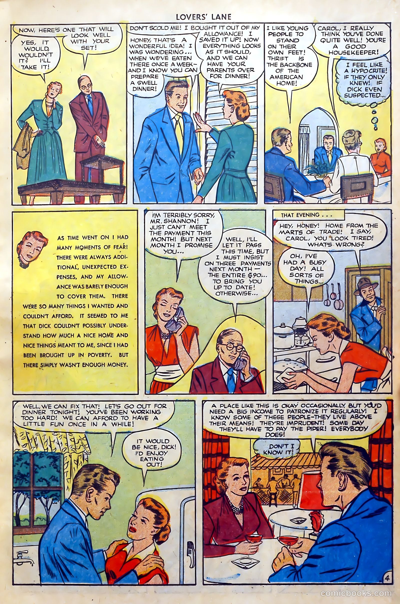 Lovers' Lane #11 (1951) — page 17 of 52