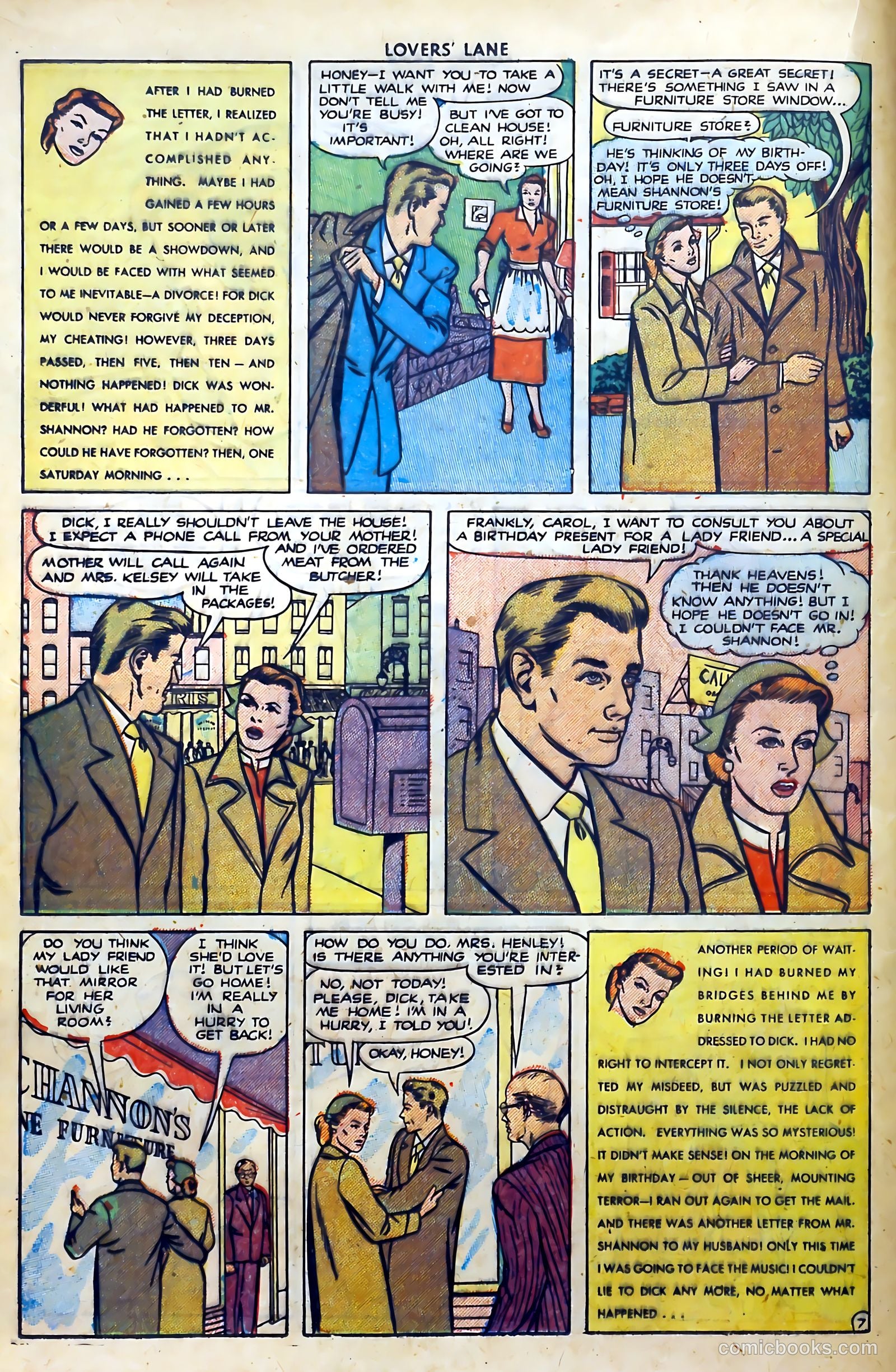 Lovers' Lane #11 (1951) — page 20 of 52