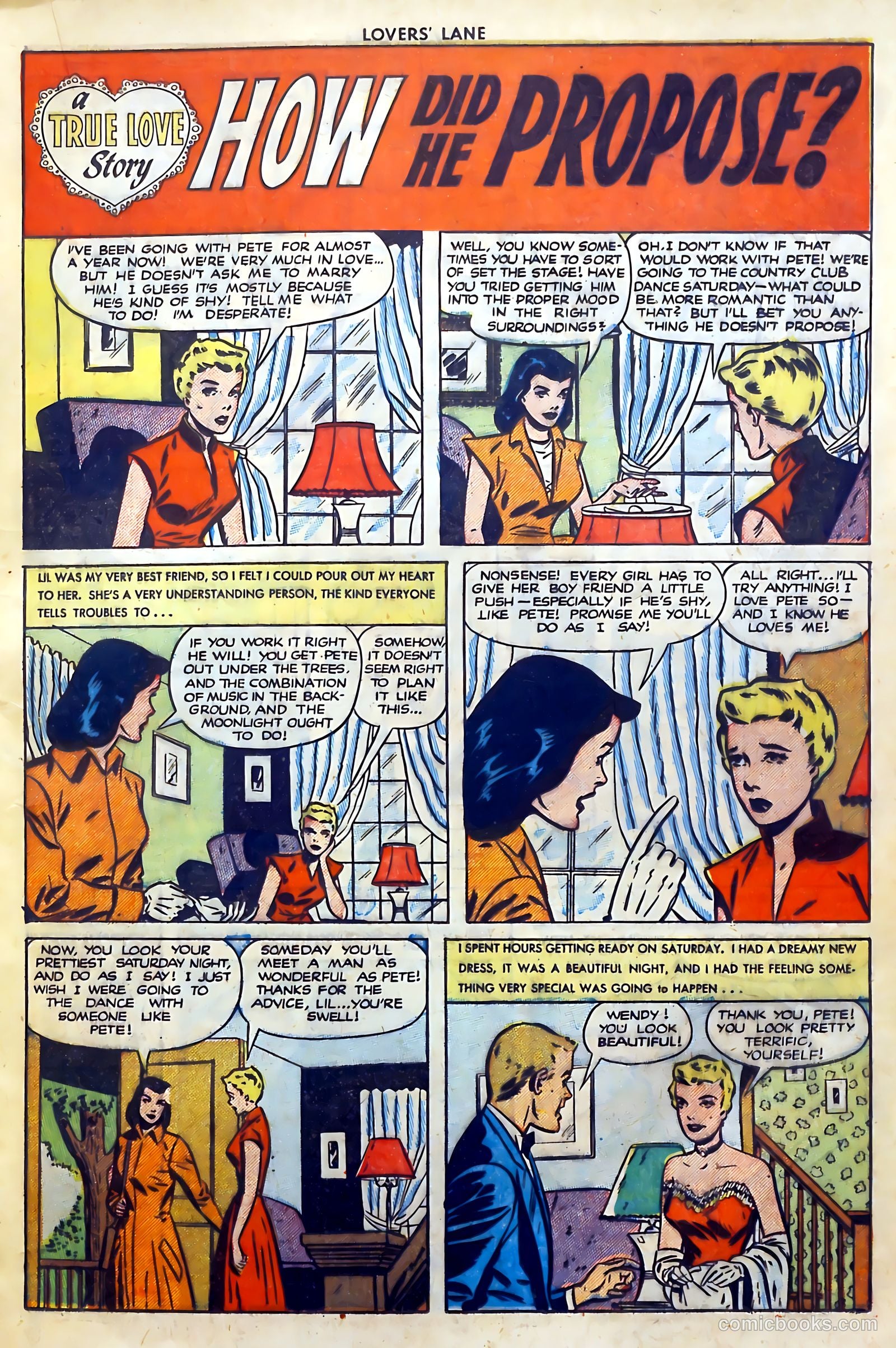 Lovers' Lane #11 (1951) — page 23 of 52