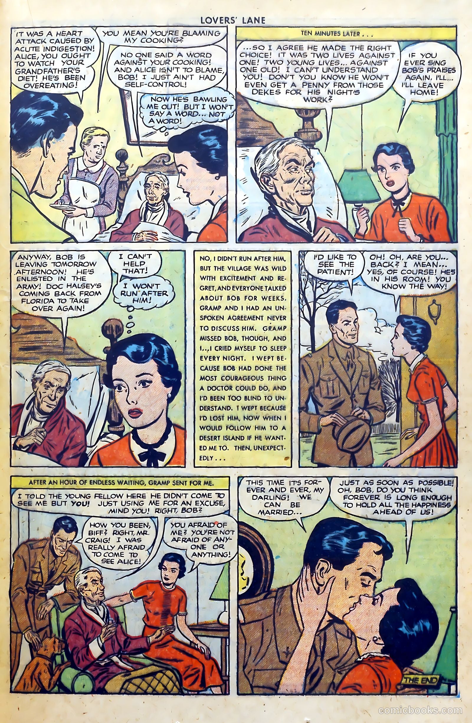Lovers' Lane #11 (1951) — page 33 of 52