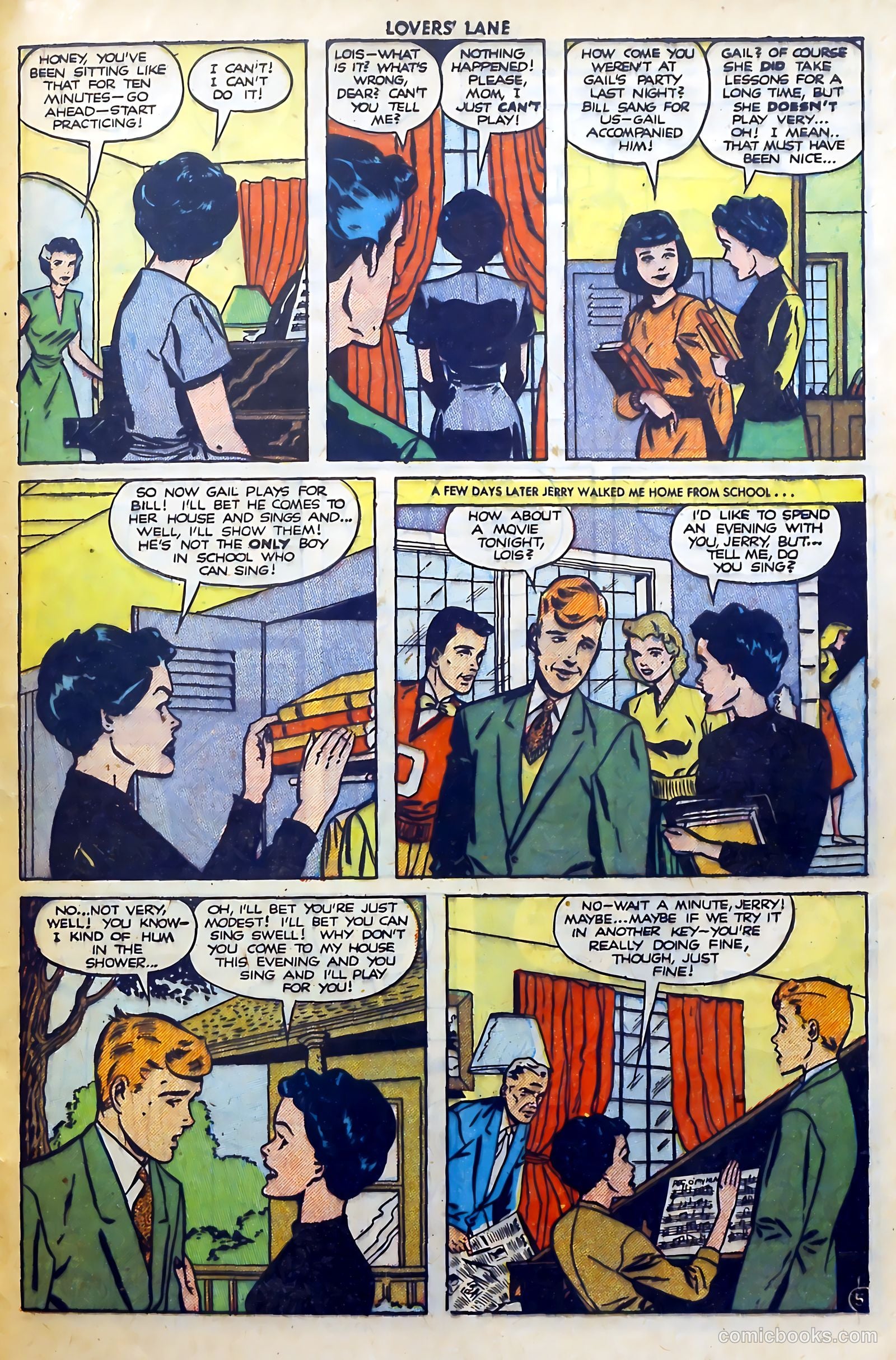 Lovers' Lane #11 (1951) — page 45 of 52