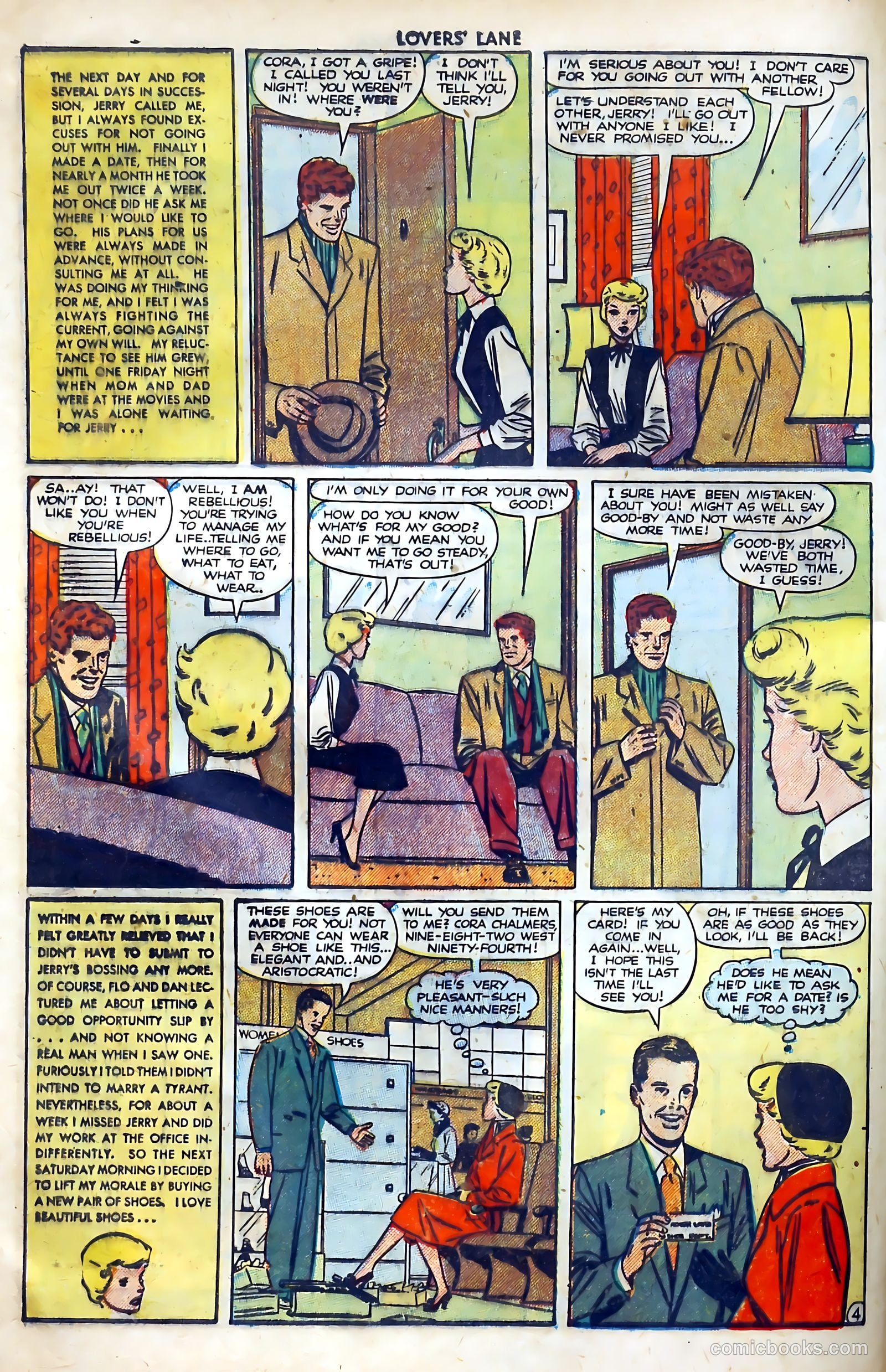 Lovers' Lane #12 (1951) — page 6 of 52