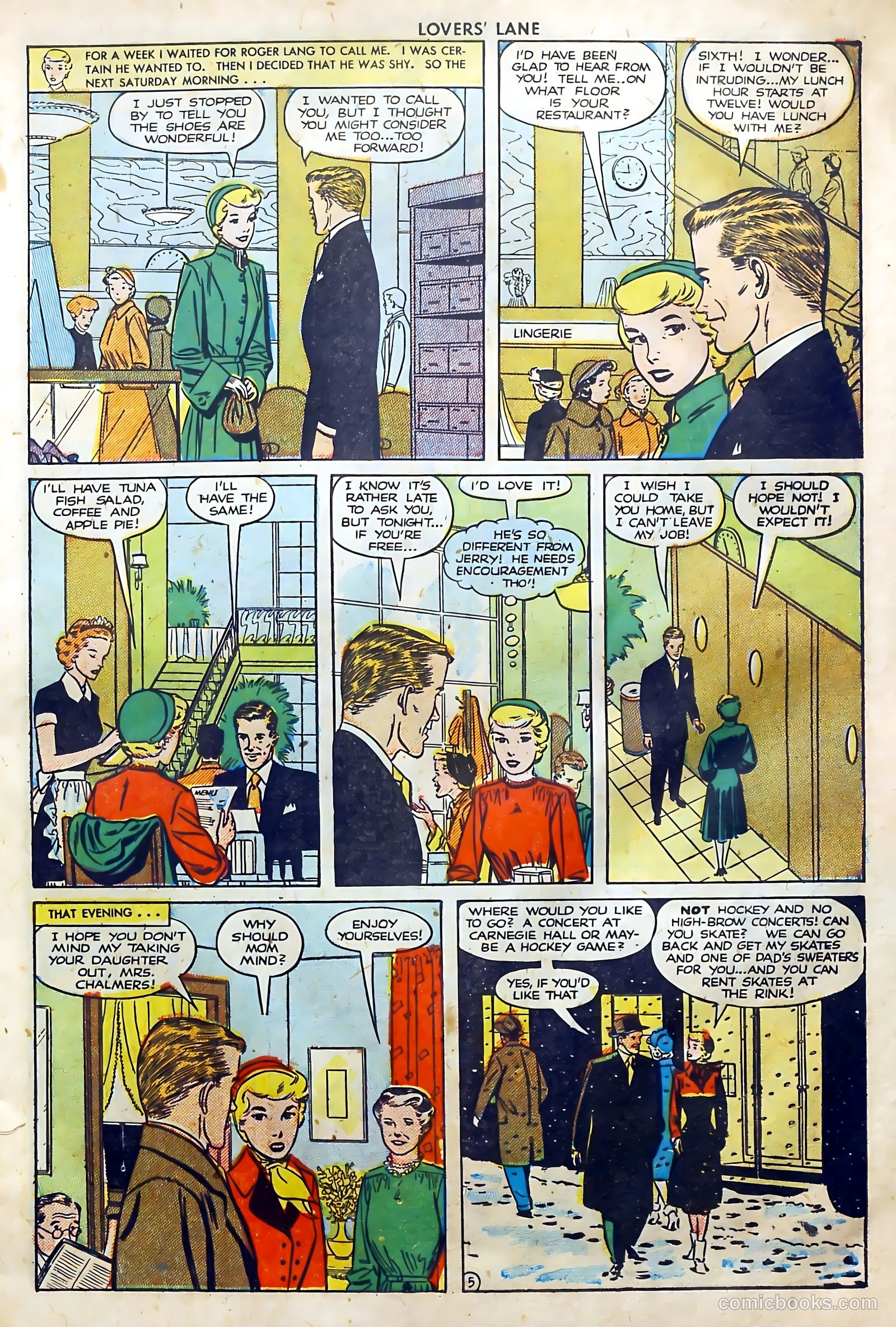 Lovers' Lane #12 (1951) — page 7 of 52