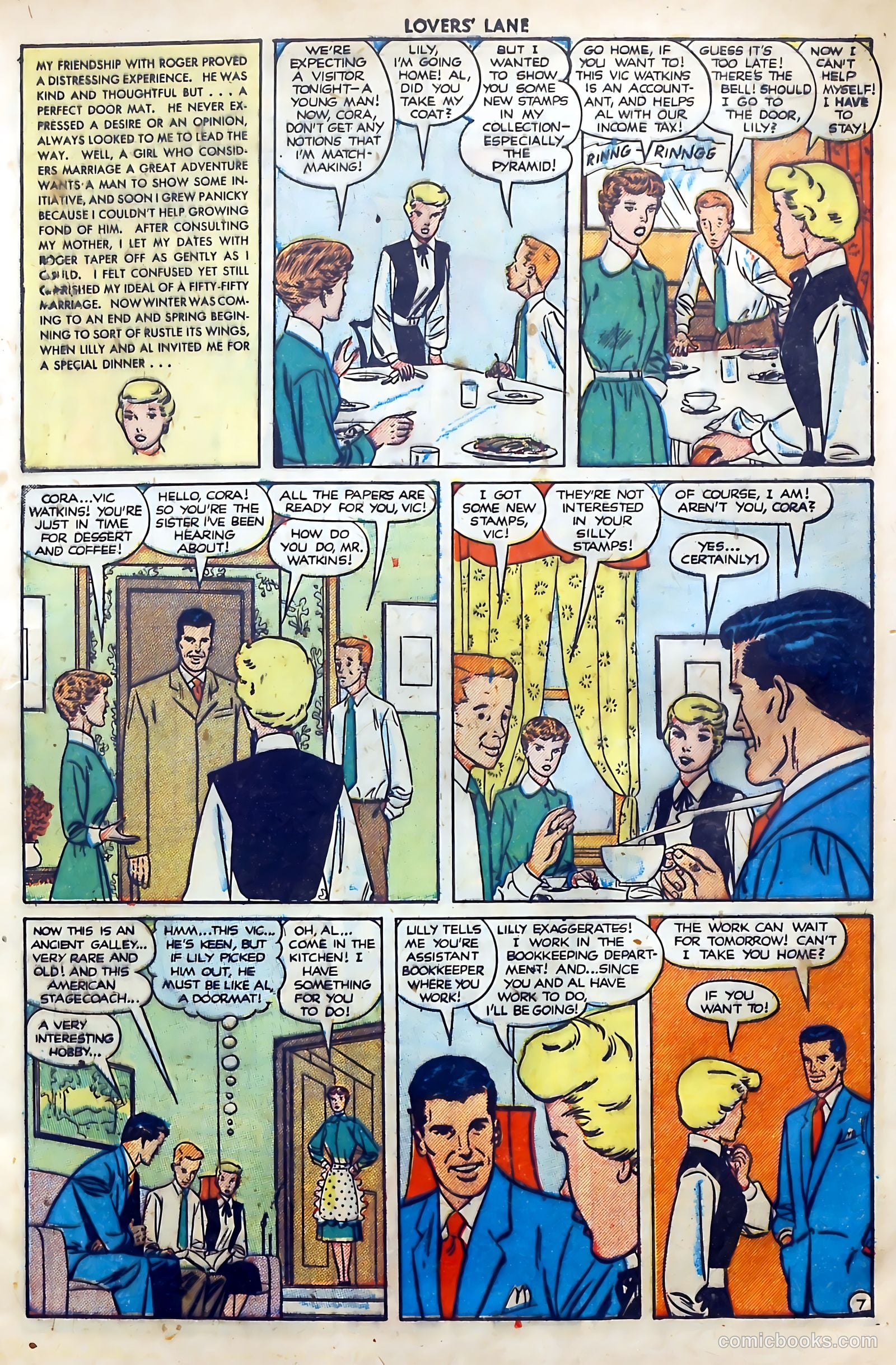 Lovers' Lane #12 (1951) — page 9 of 52