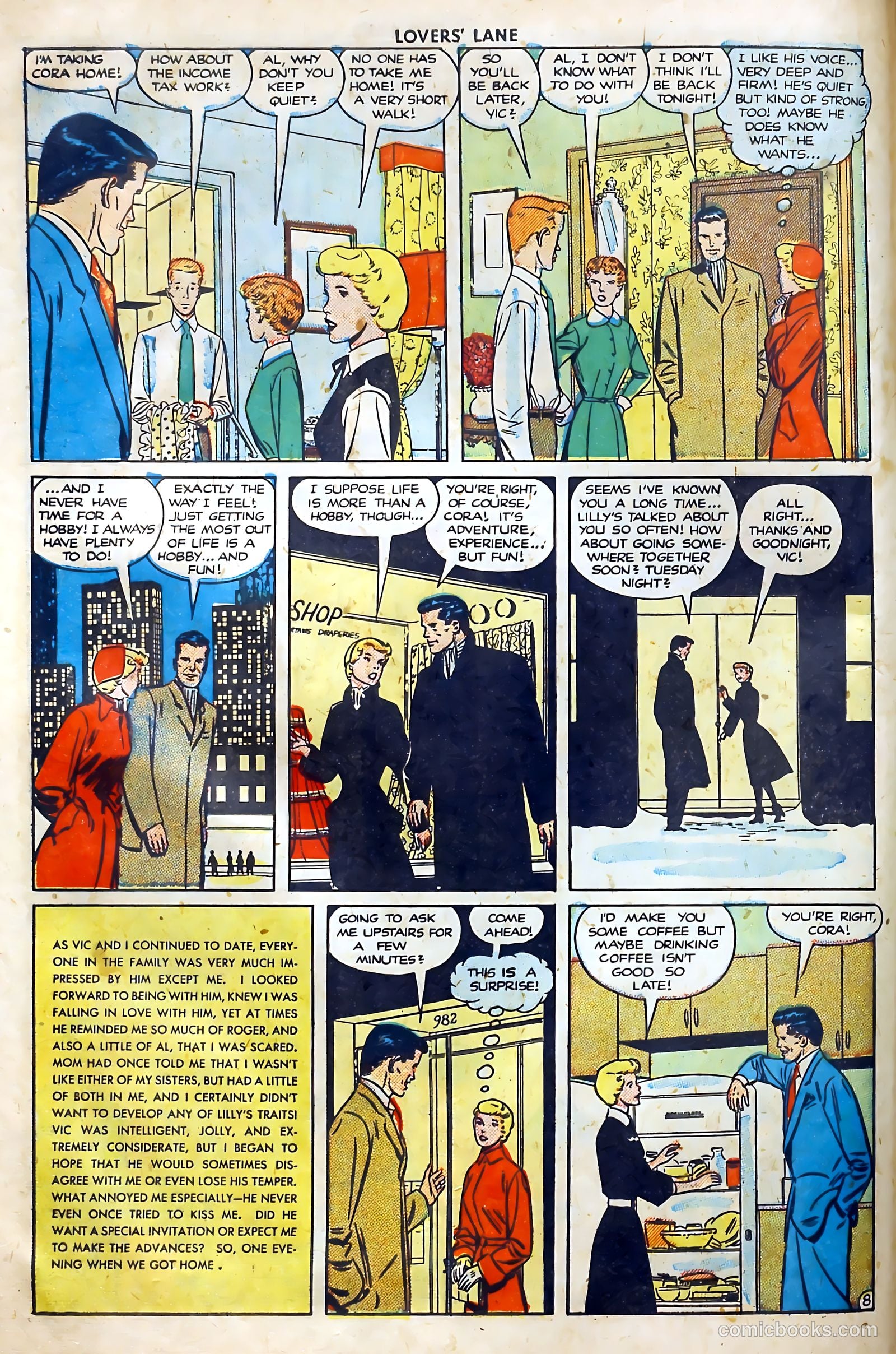 Lovers' Lane #12 (1951) — page 10 of 52