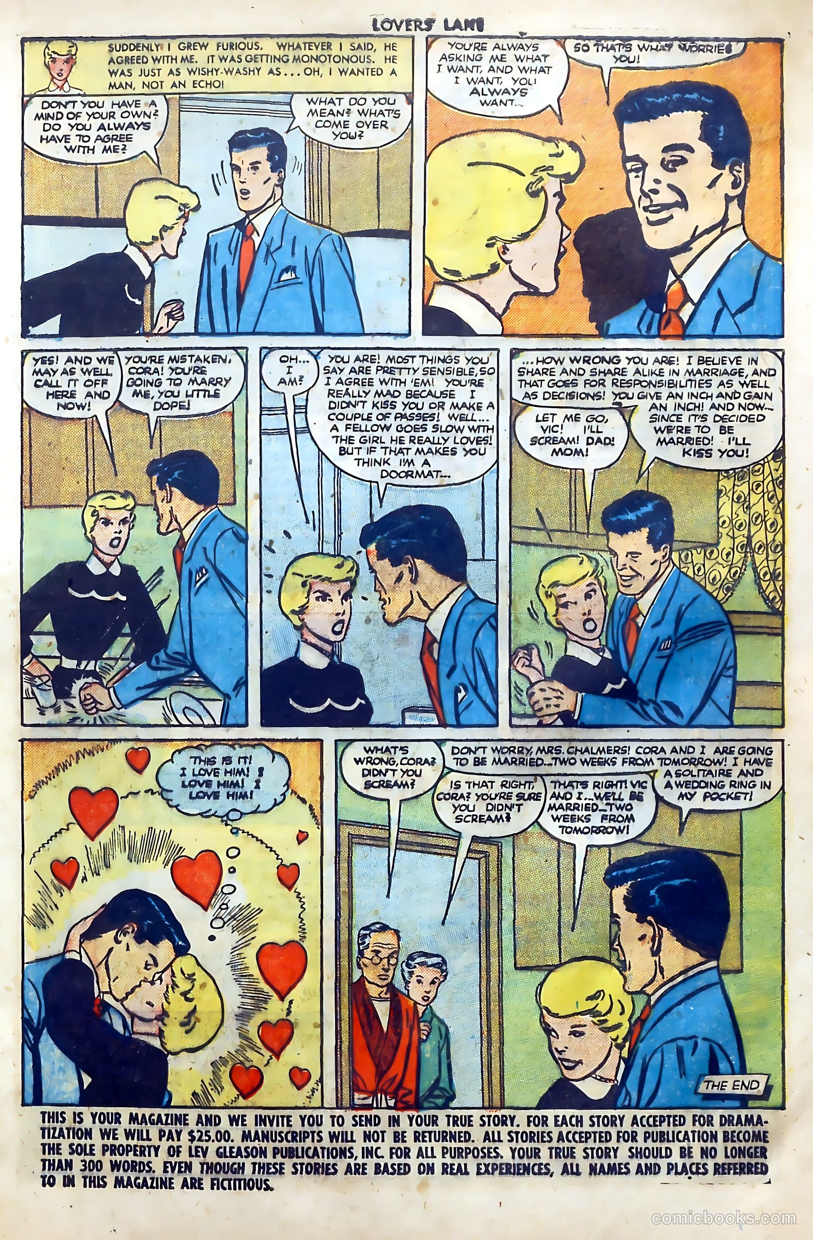 Lovers' Lane #12 (1951) — page 11 of 52