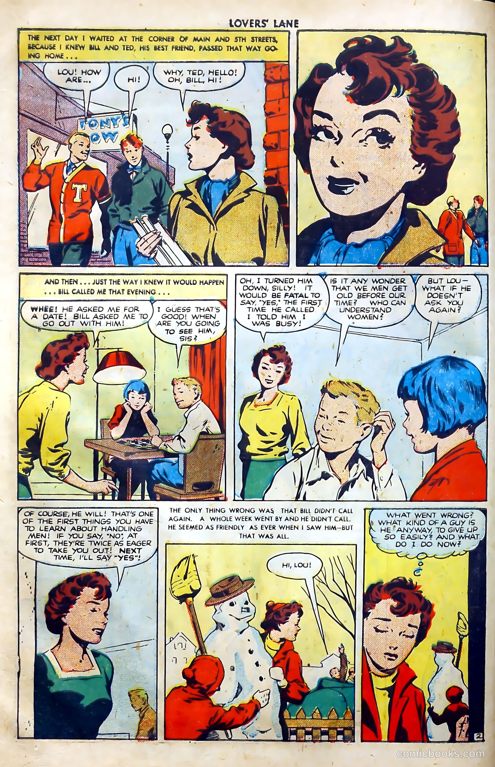 Lovers' Lane #12 (1951) — page 14 of 52