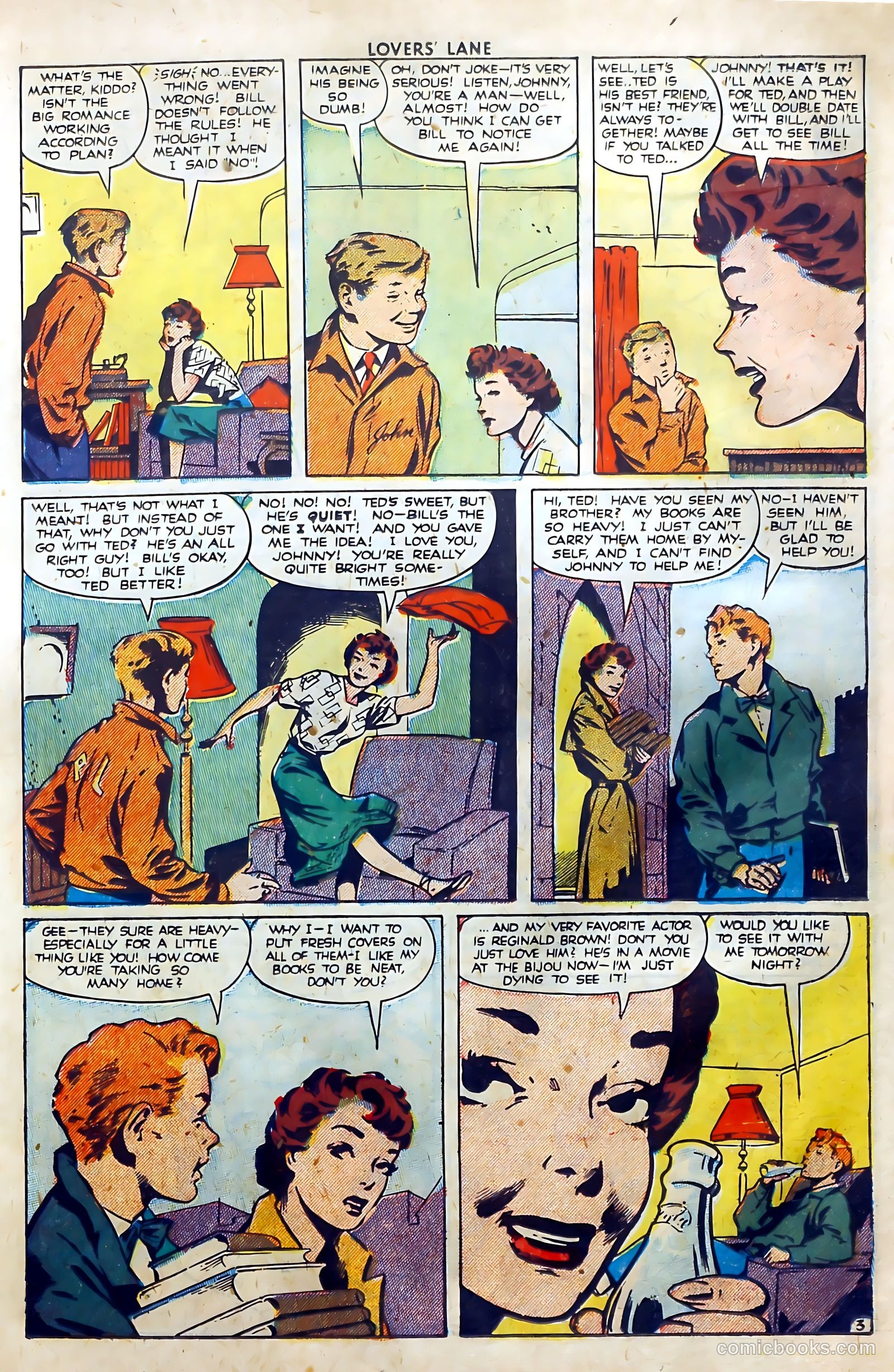 Lovers' Lane #12 (1951) — page 15 of 52