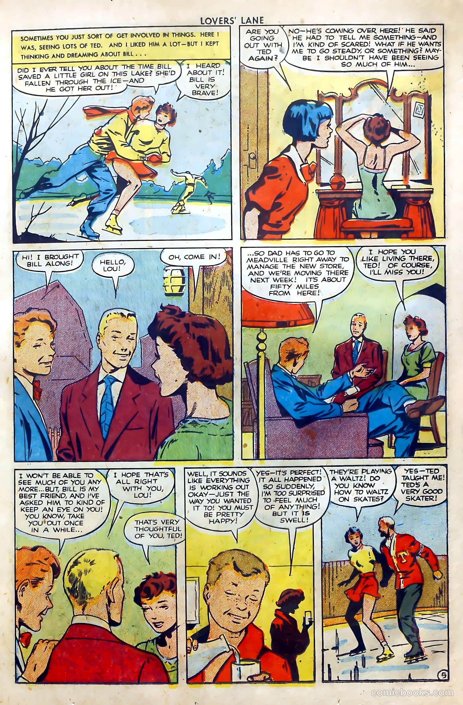 Lovers' Lane #12 (1951) — page 17 of 52