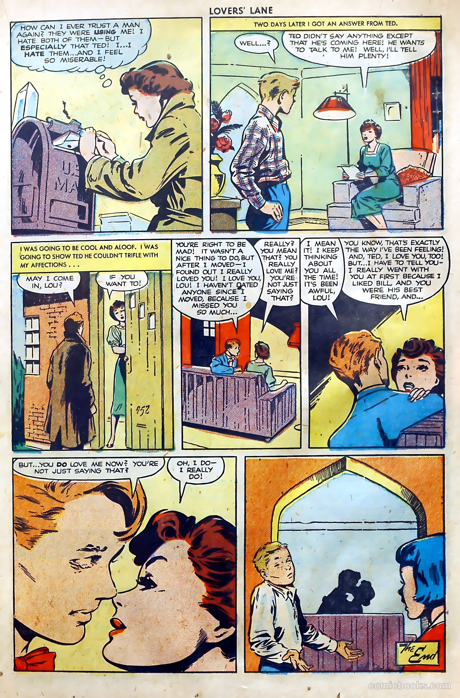Lovers' Lane #12 (1951) — page 19 of 52