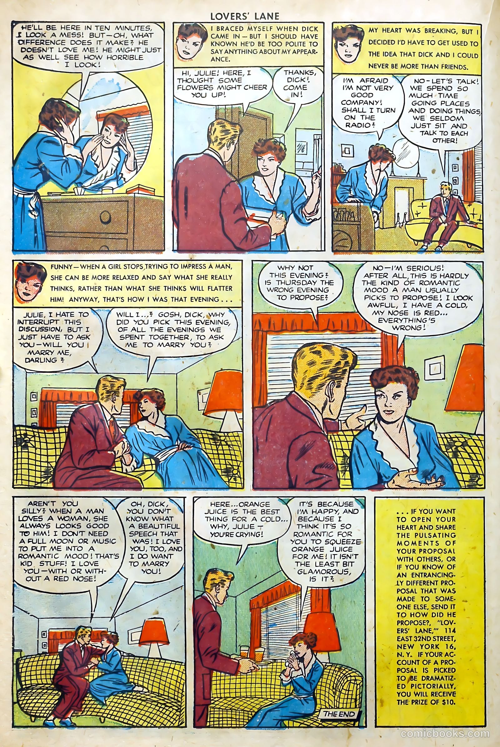 Lovers' Lane #12 (1951) — page 22 of 52