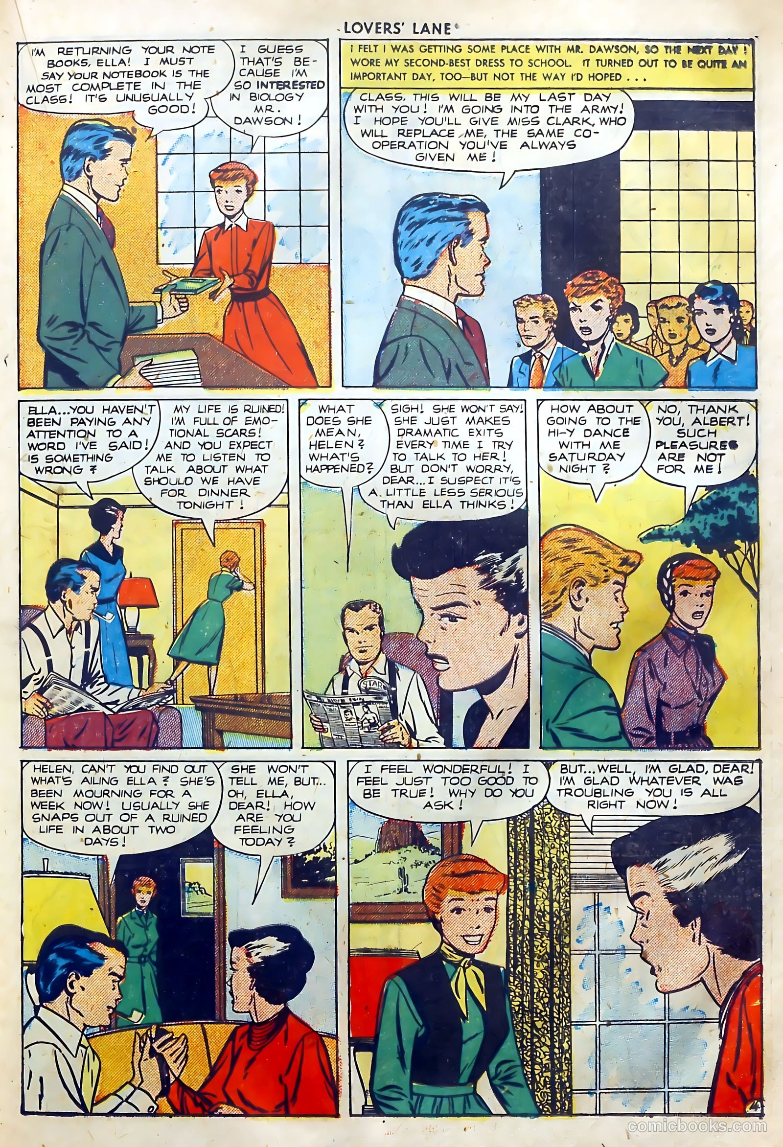 Lovers' Lane #12 (1951) — page 27 of 52