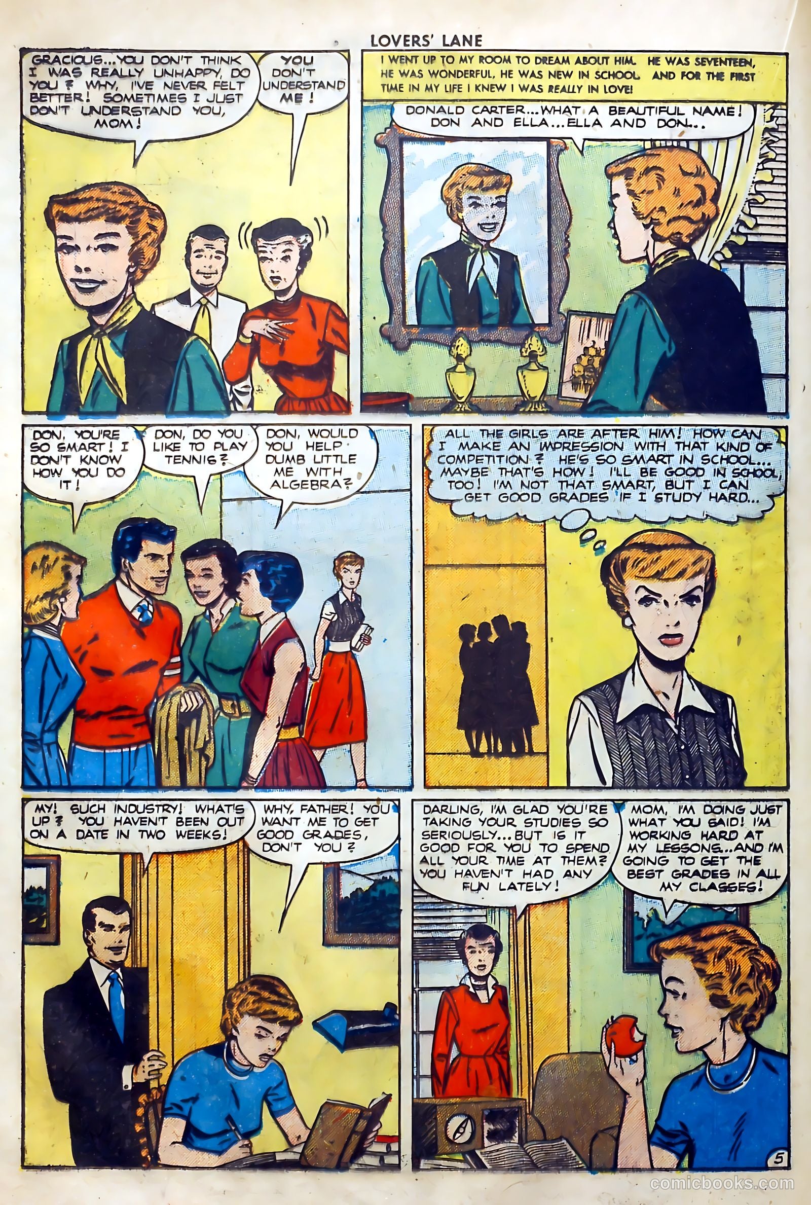 Lovers' Lane #12 (1951) — page 28 of 52