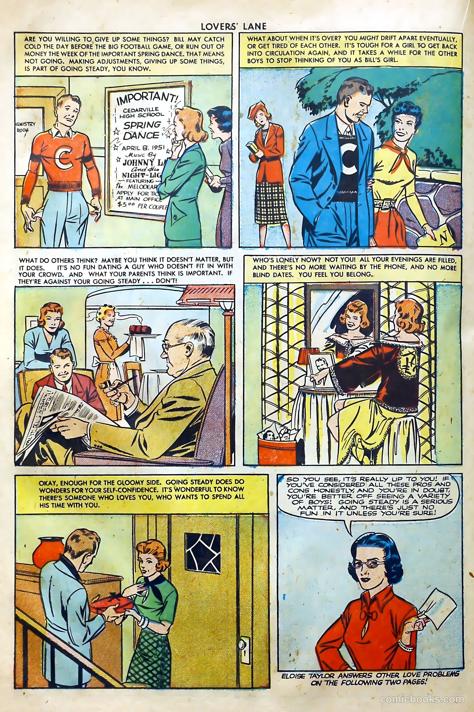Lovers' Lane #12 (1951) — page 34 of 52