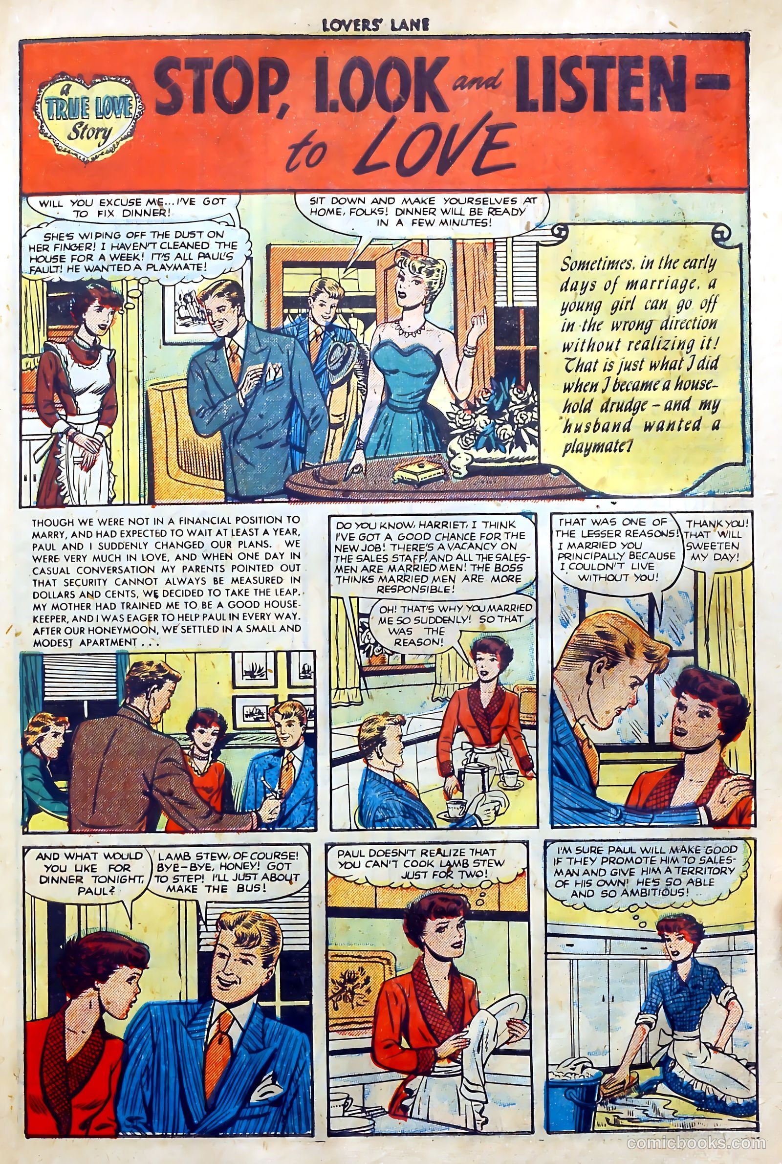 Lovers' Lane #12 (1951) — page 39 of 52