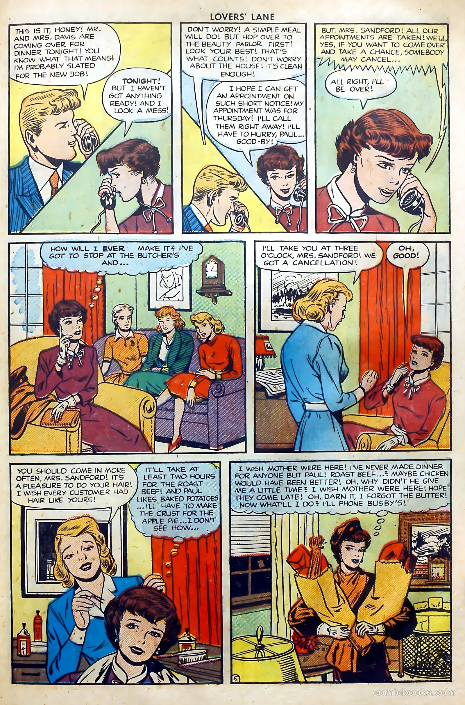 Lovers' Lane #12 (1951) — page 43 of 52
