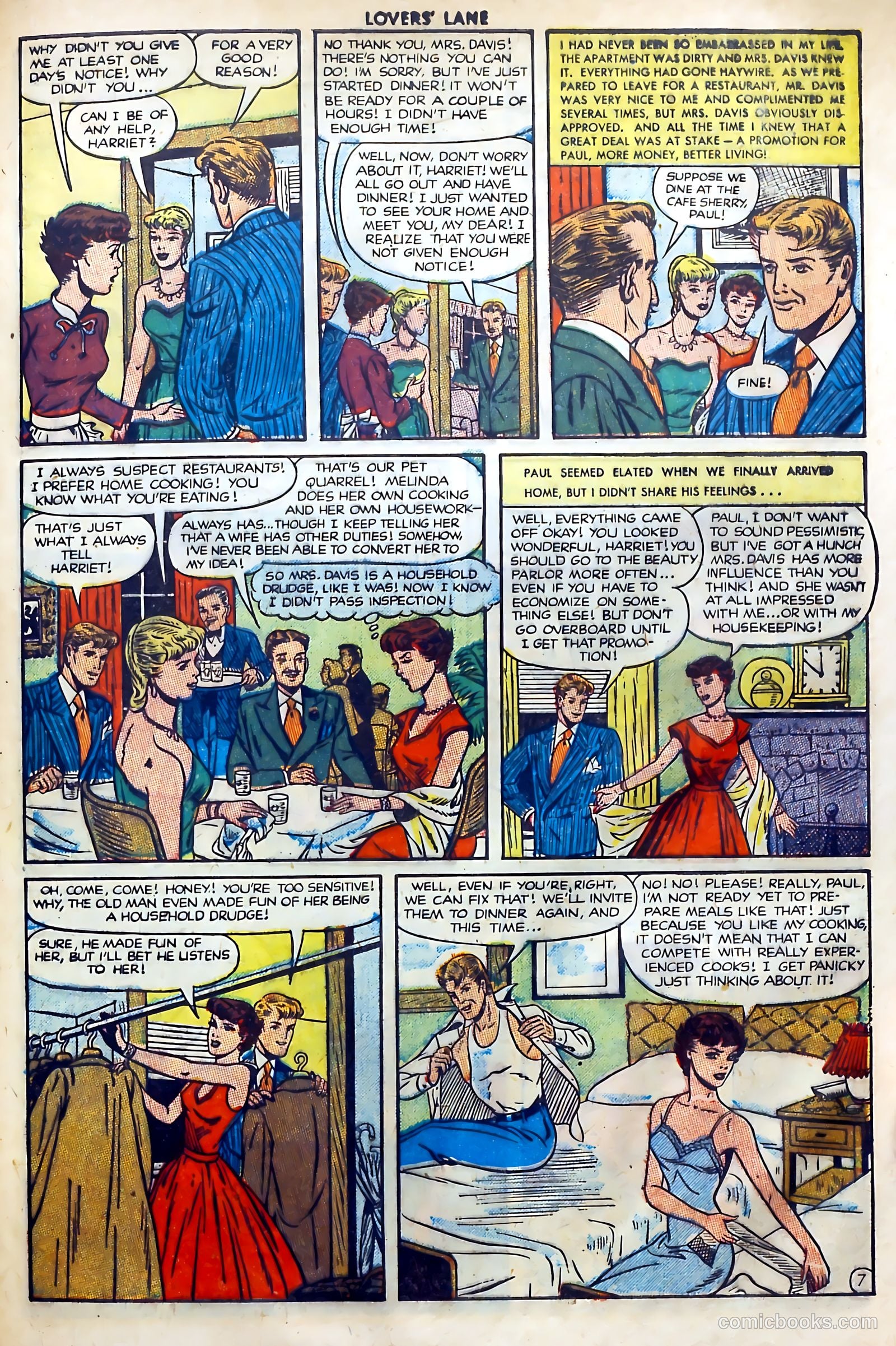 Lovers' Lane #12 (1951) — page 45 of 52