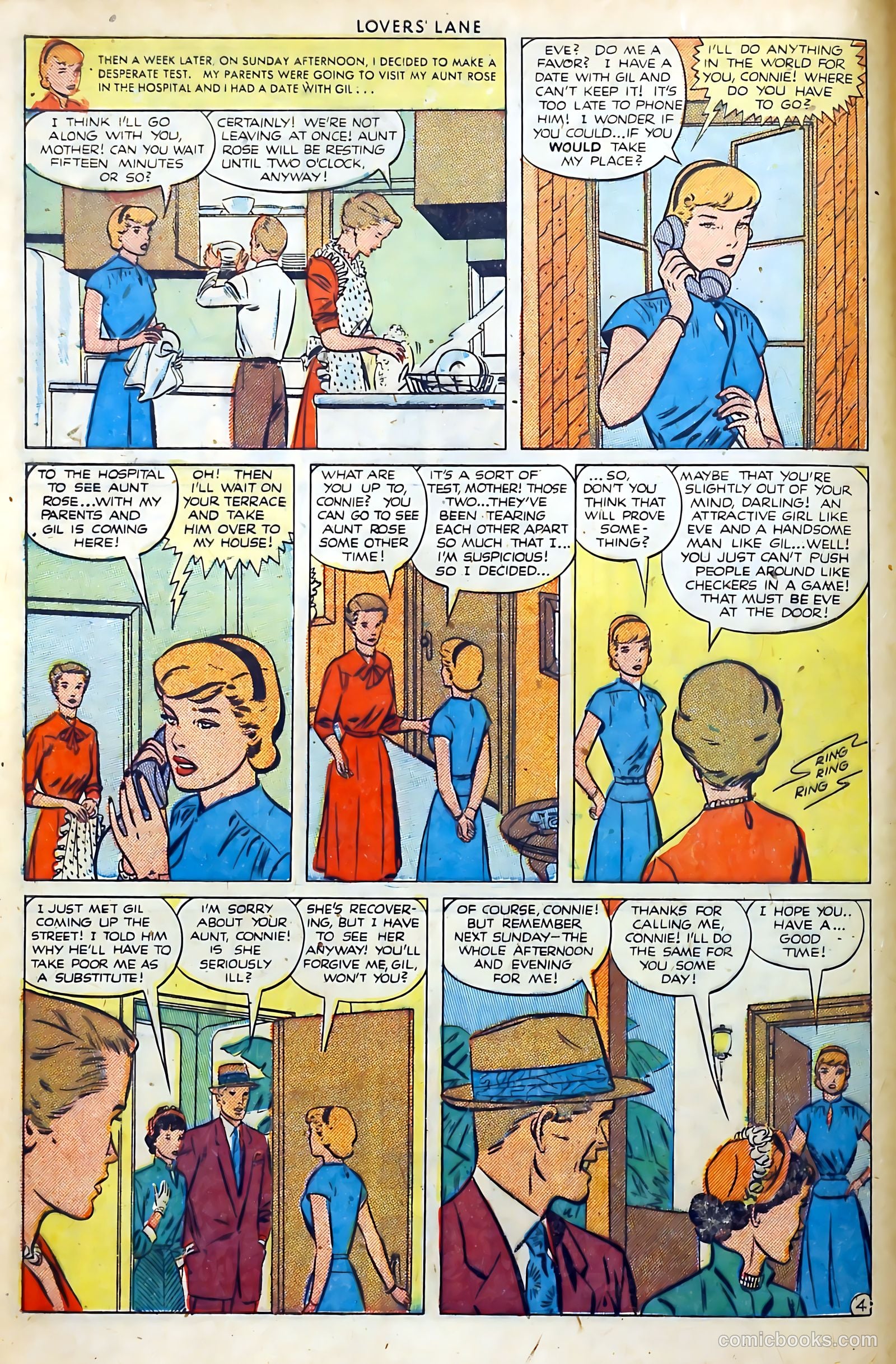 Lovers' Lane #13 (1951) — page 6 of 52