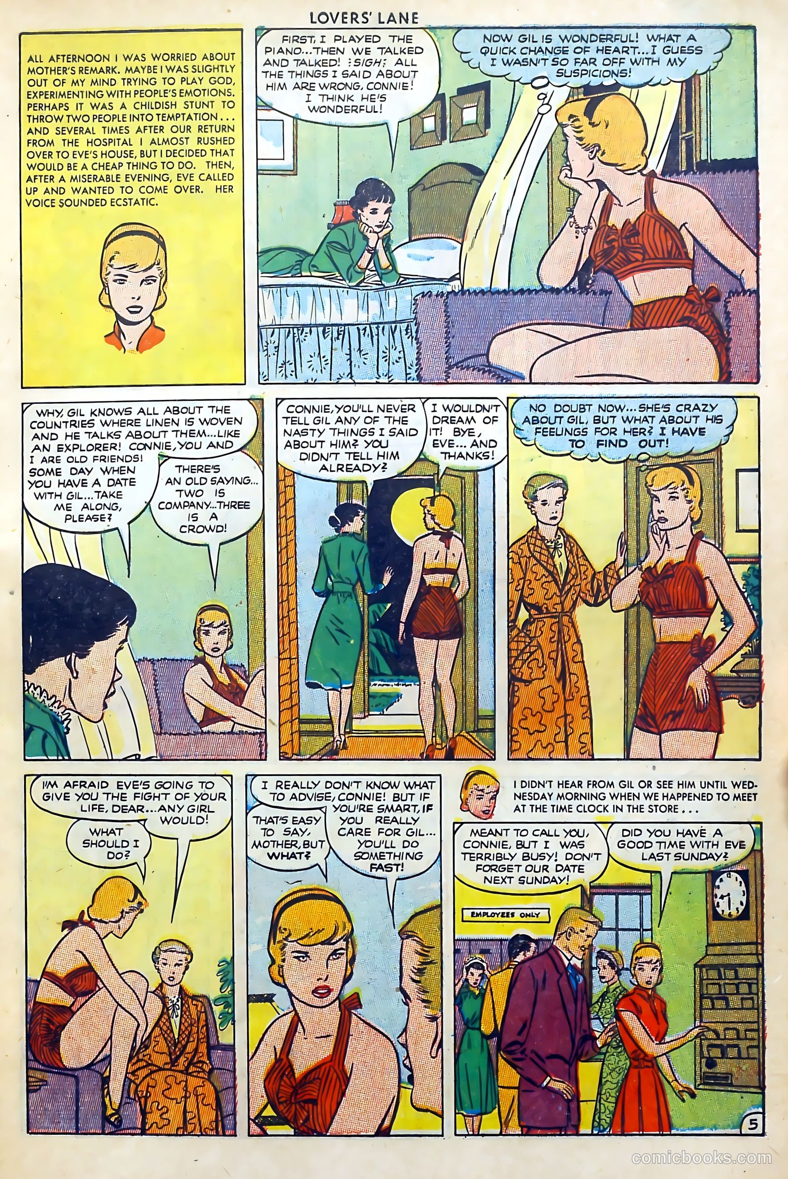 Lovers' Lane #13 (1951) — page 7 of 52