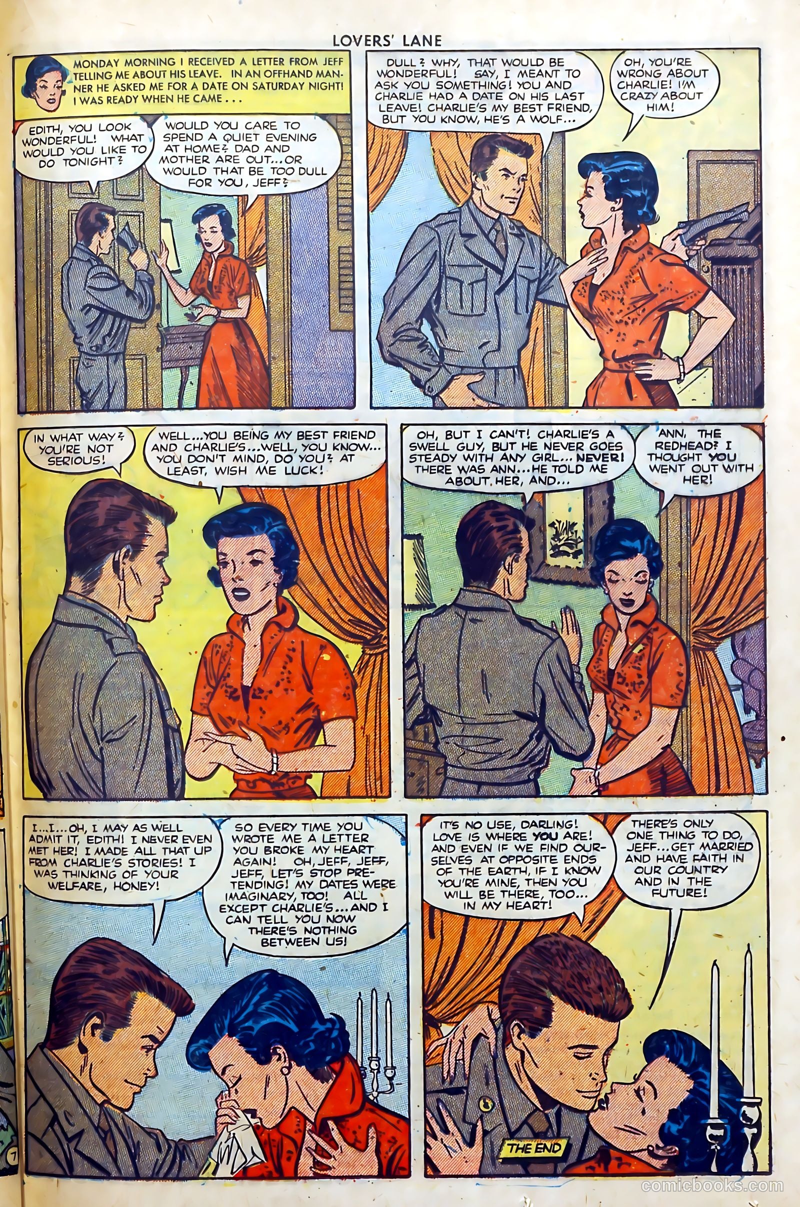 Lovers' Lane #13 (1951) — page 35 of 52