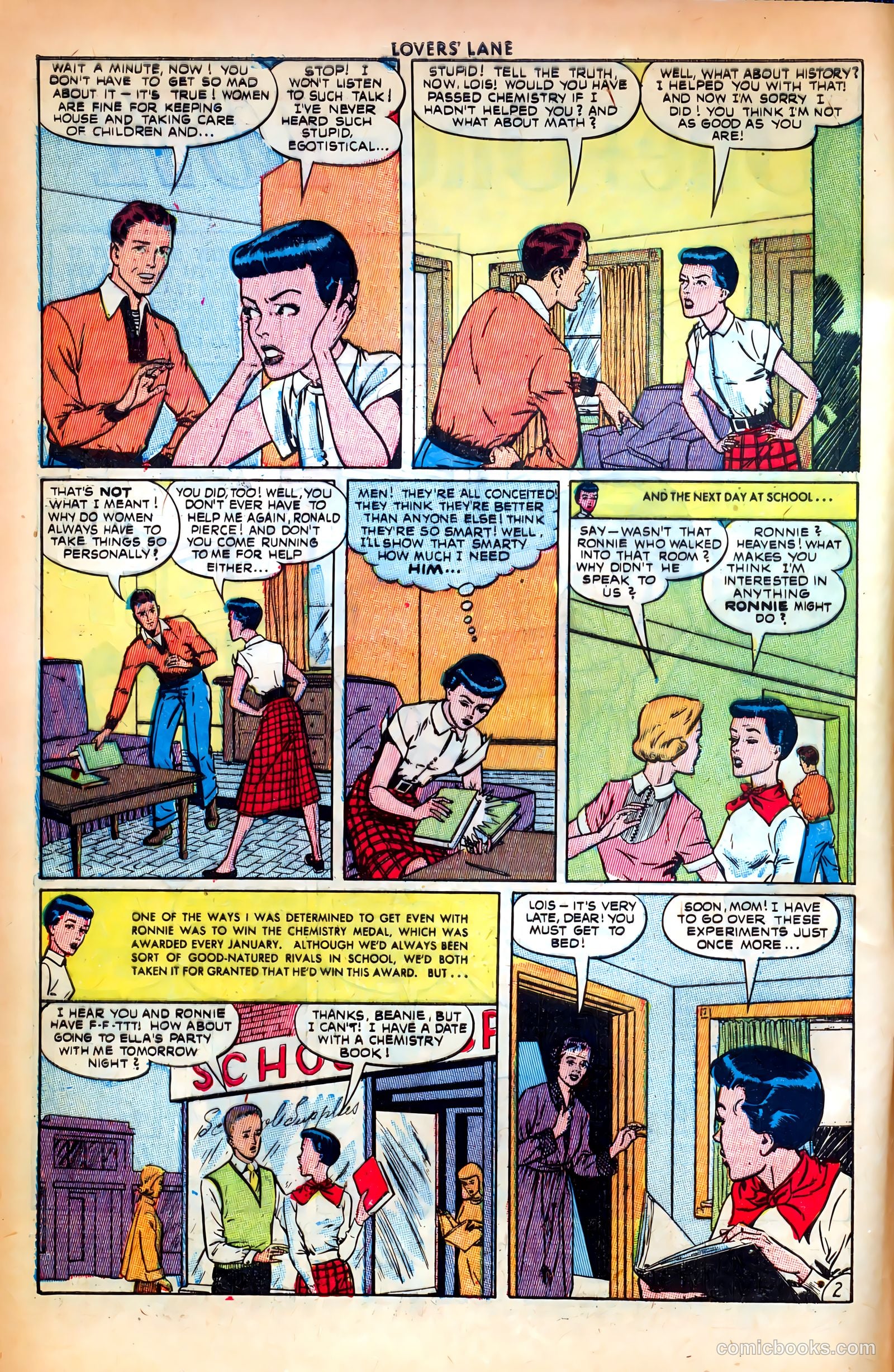 Lovers' Lane #14 (1951) — page 4 of 52