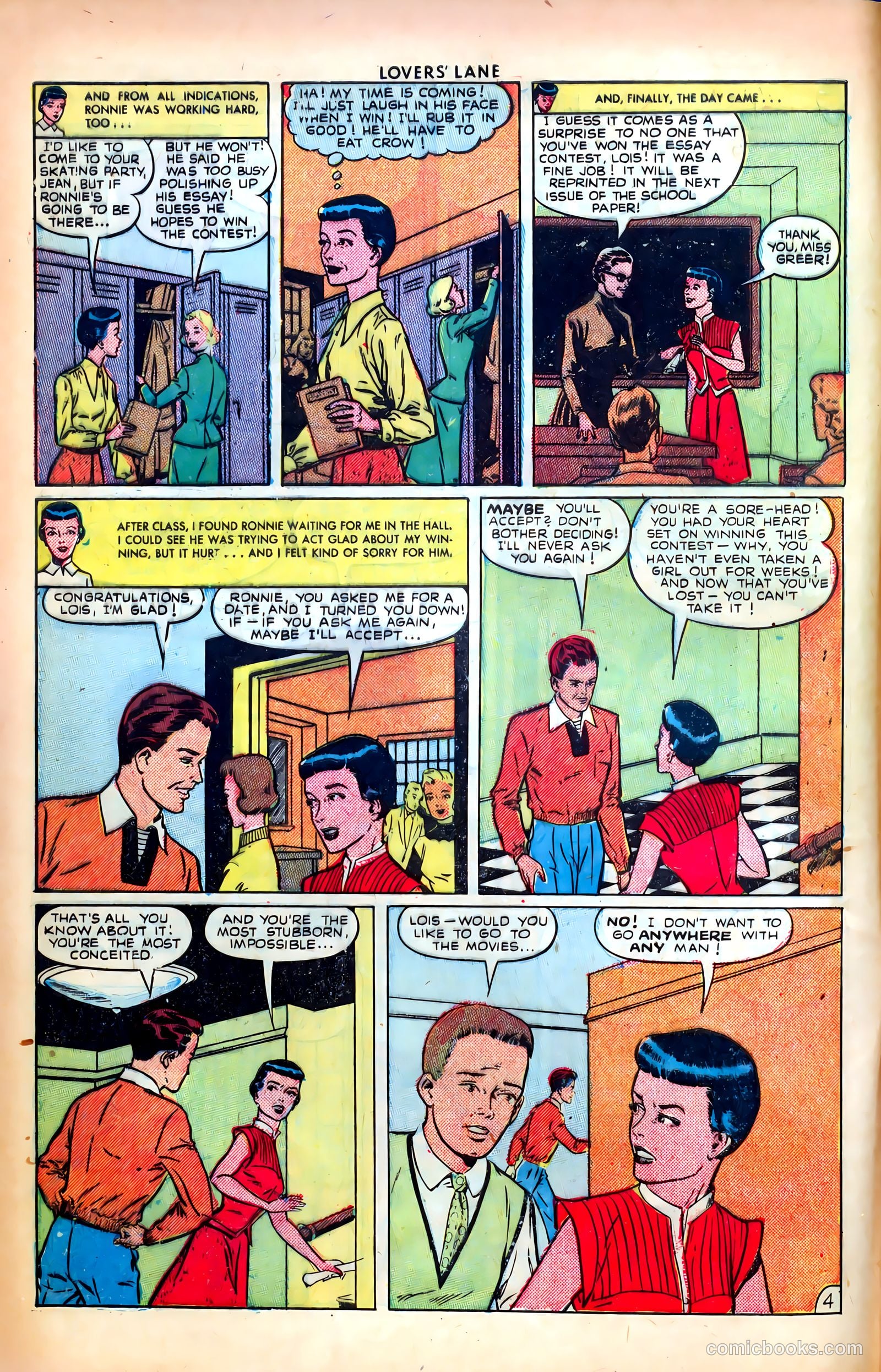 Lovers' Lane #14 (1951) — page 6 of 52