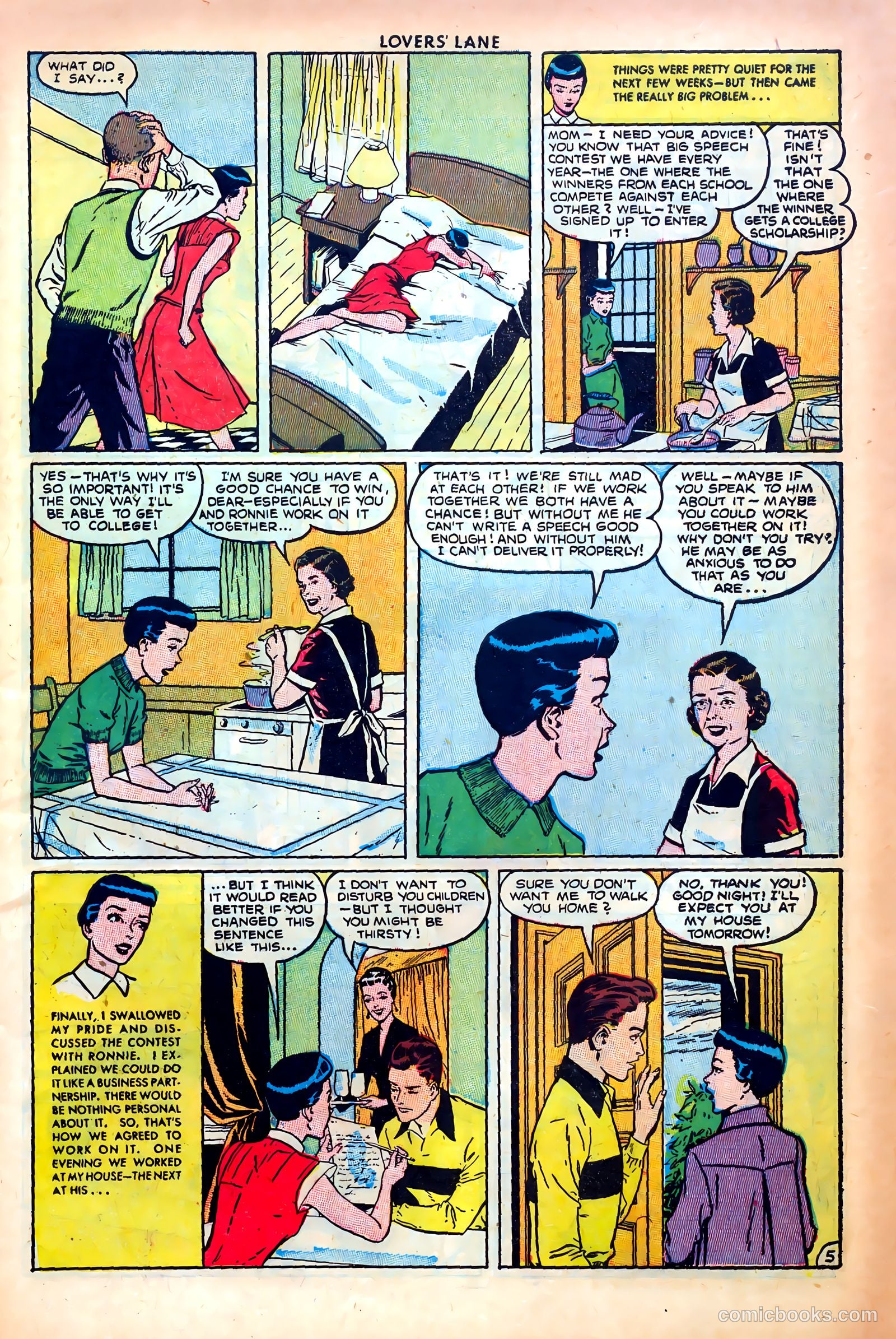 Lovers' Lane #14 (1951) — page 7 of 52