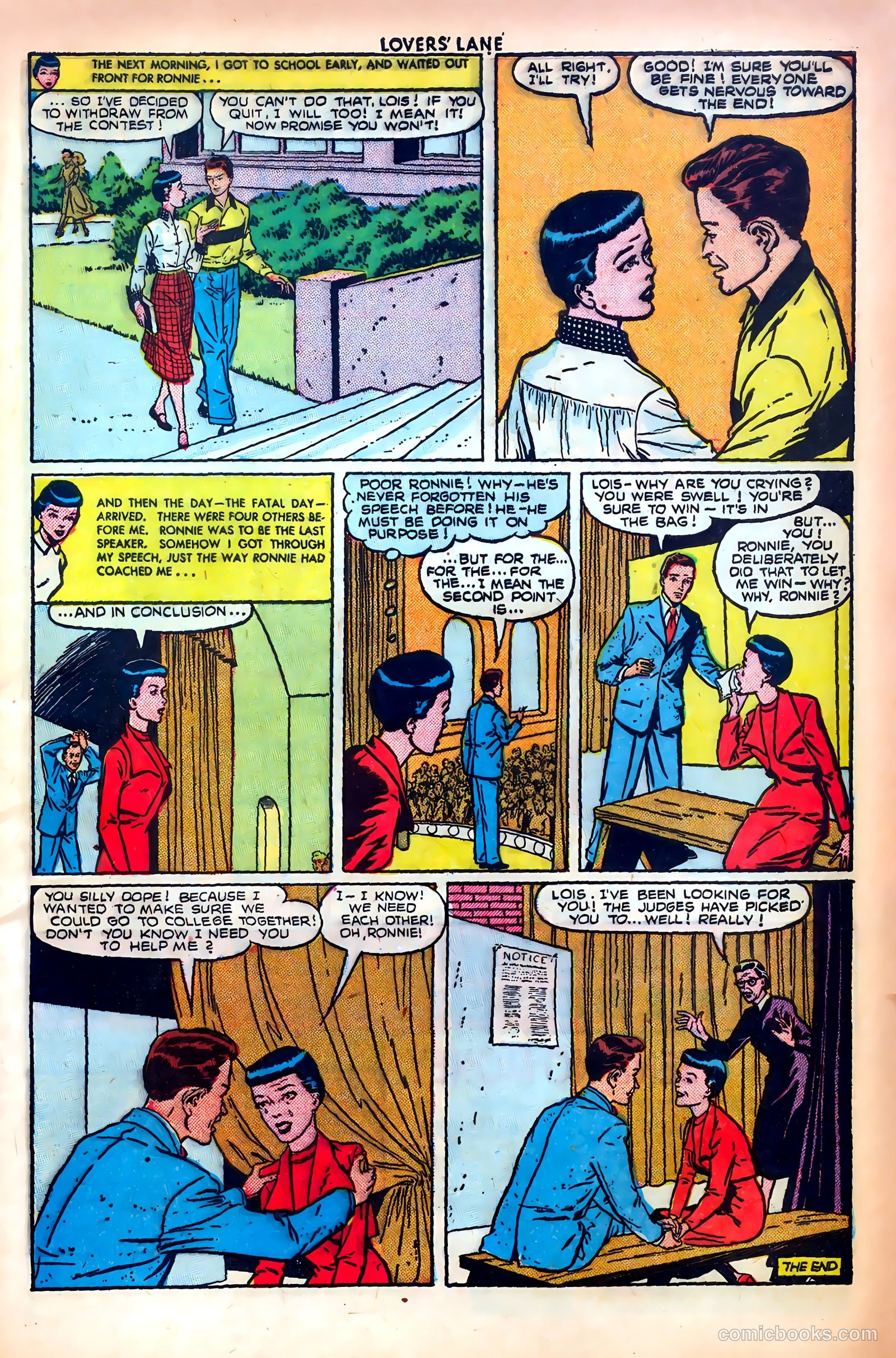 Lovers' Lane #14 (1951) — page 9 of 52