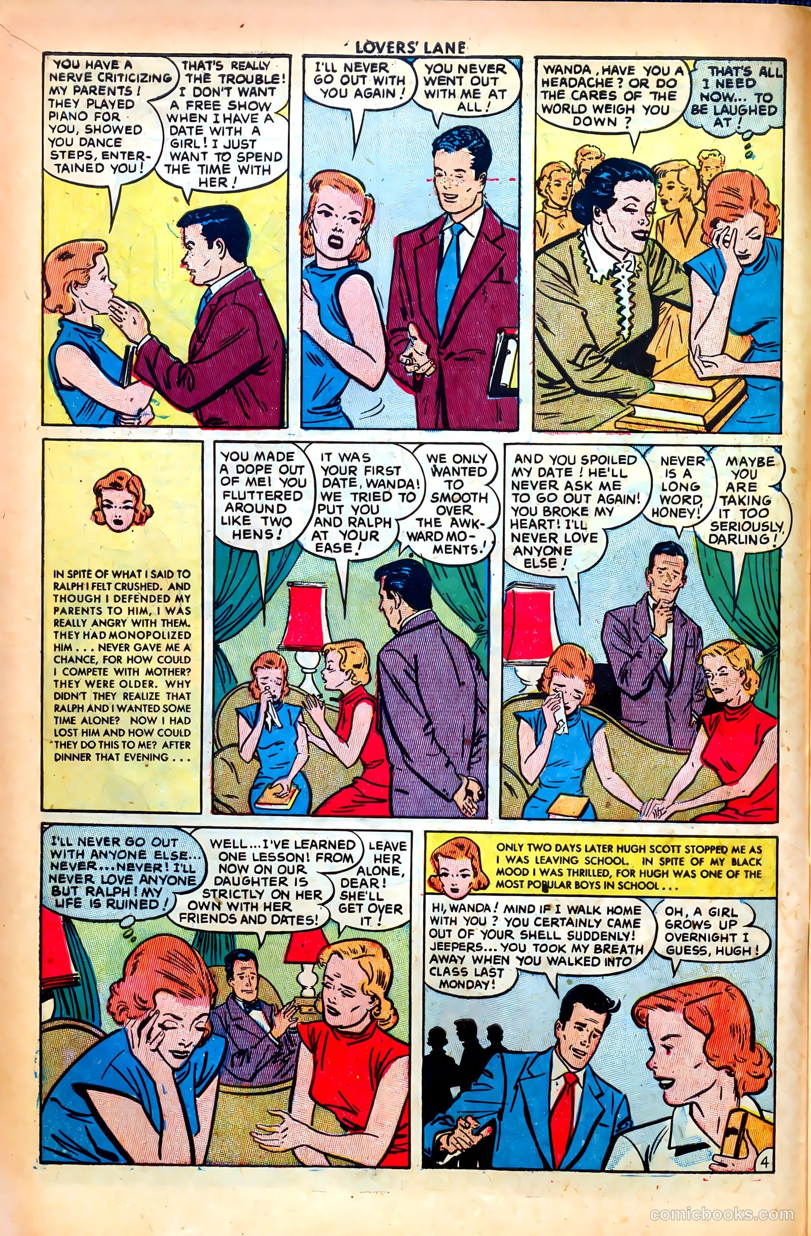 Lovers' Lane #14 (1951) — page 14 of 52