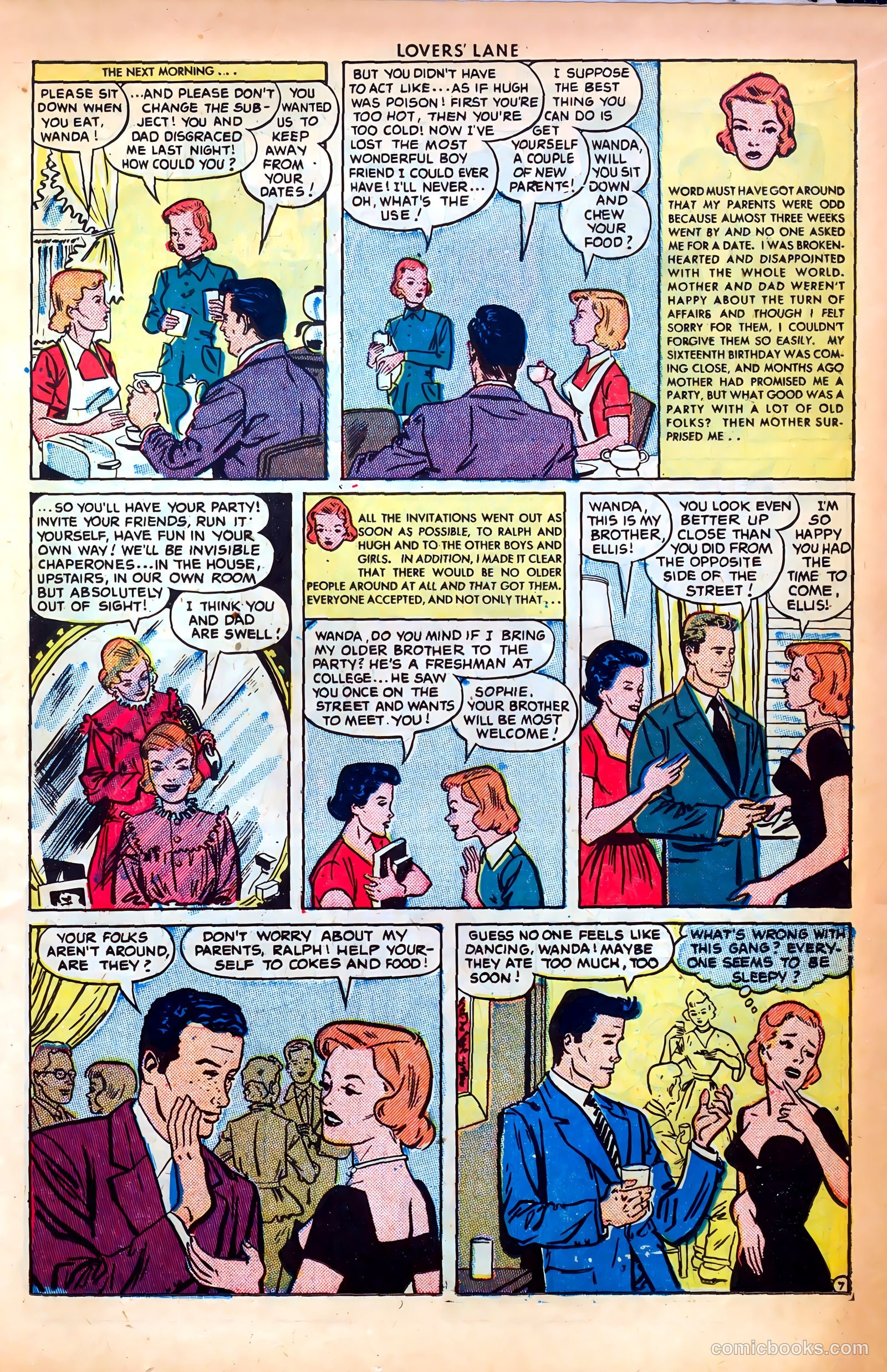 Lovers' Lane #14 (1951) — page 17 of 52
