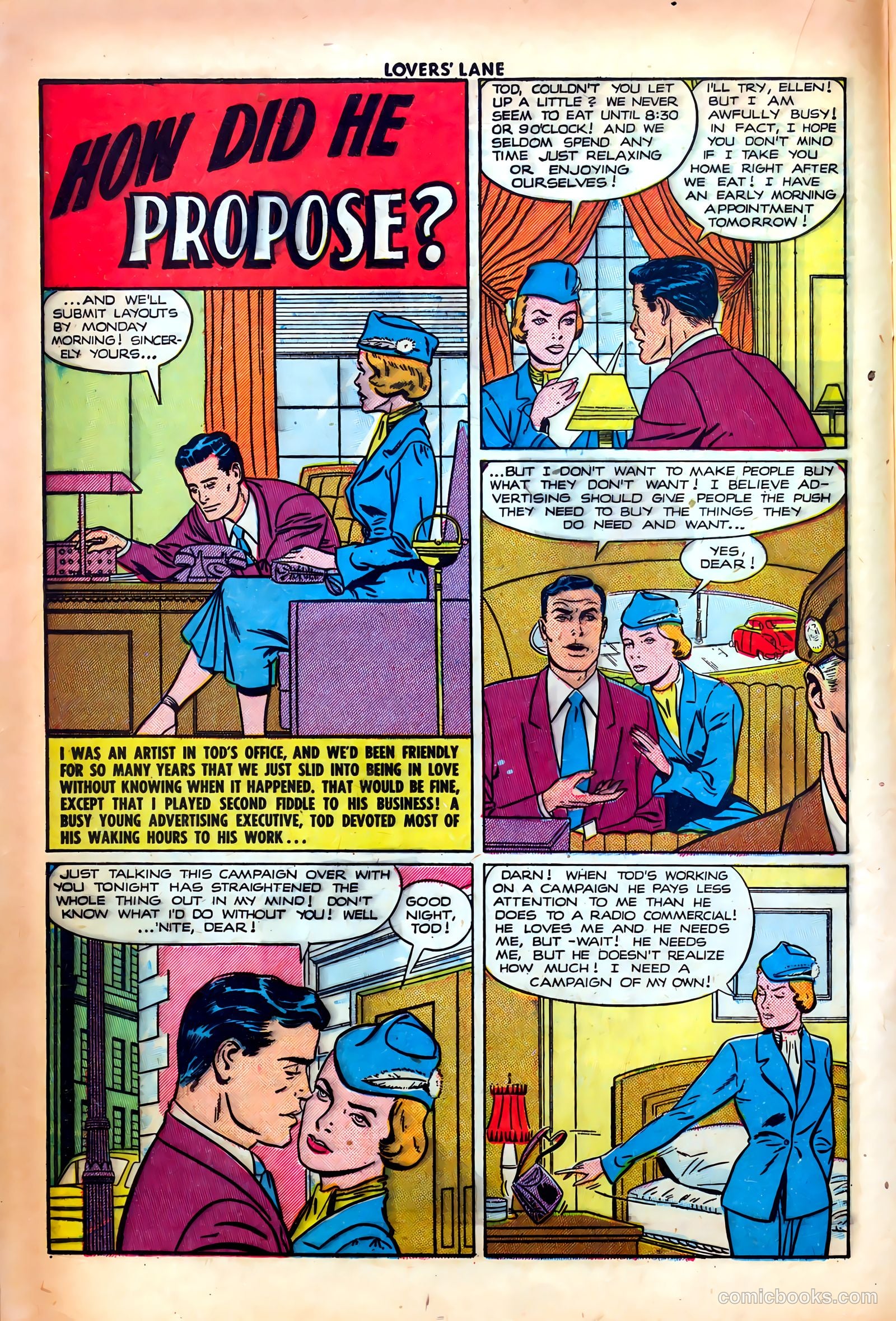 Lovers' Lane #14 (1951) — page 20 of 52