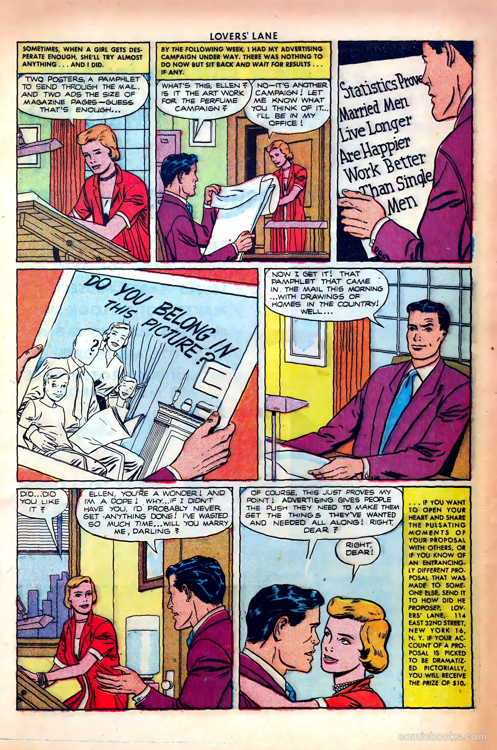 Lovers' Lane #14 (1951) — page 21 of 52