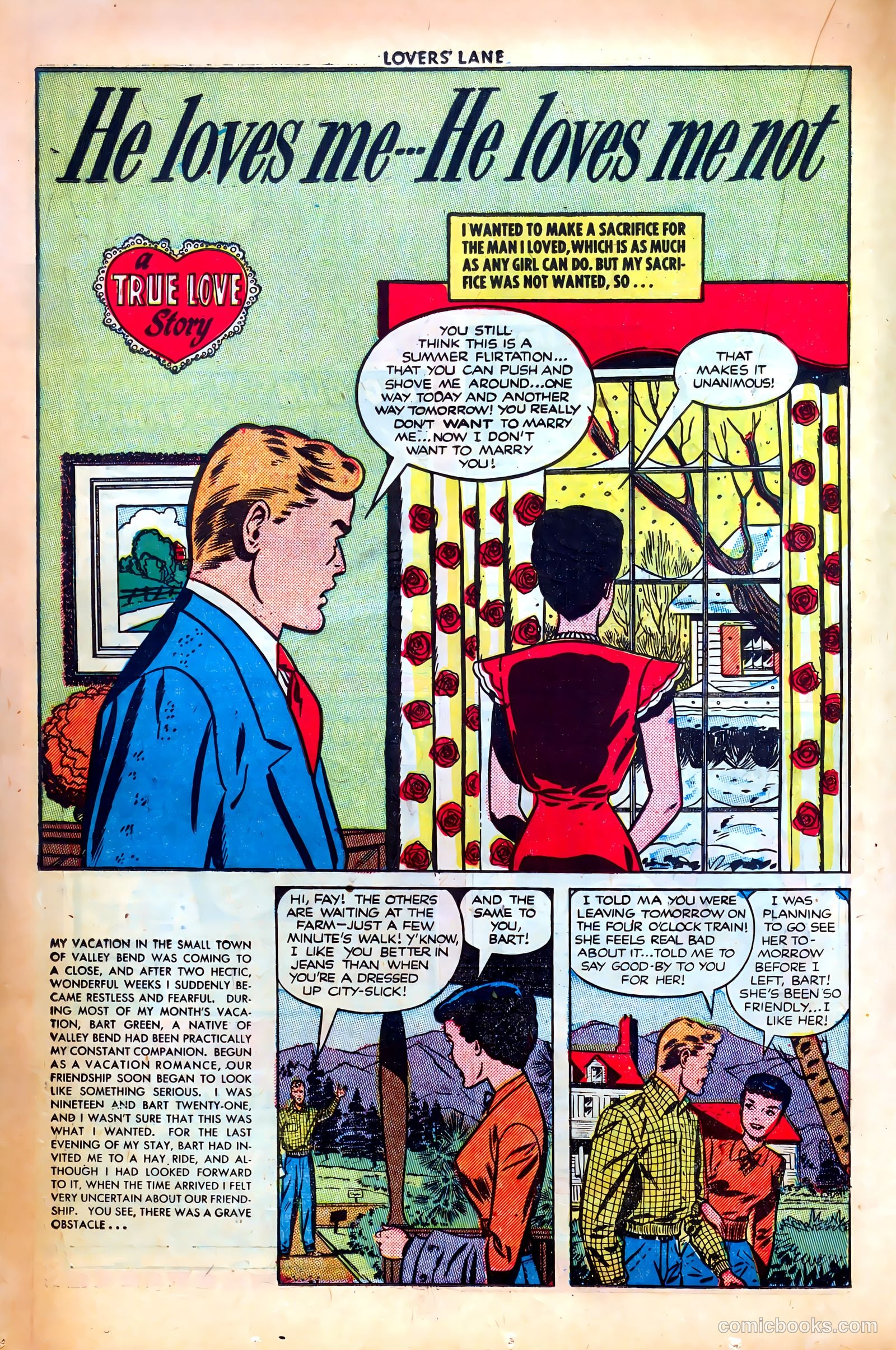 Lovers' Lane #14 (1951) — page 26 of 52
