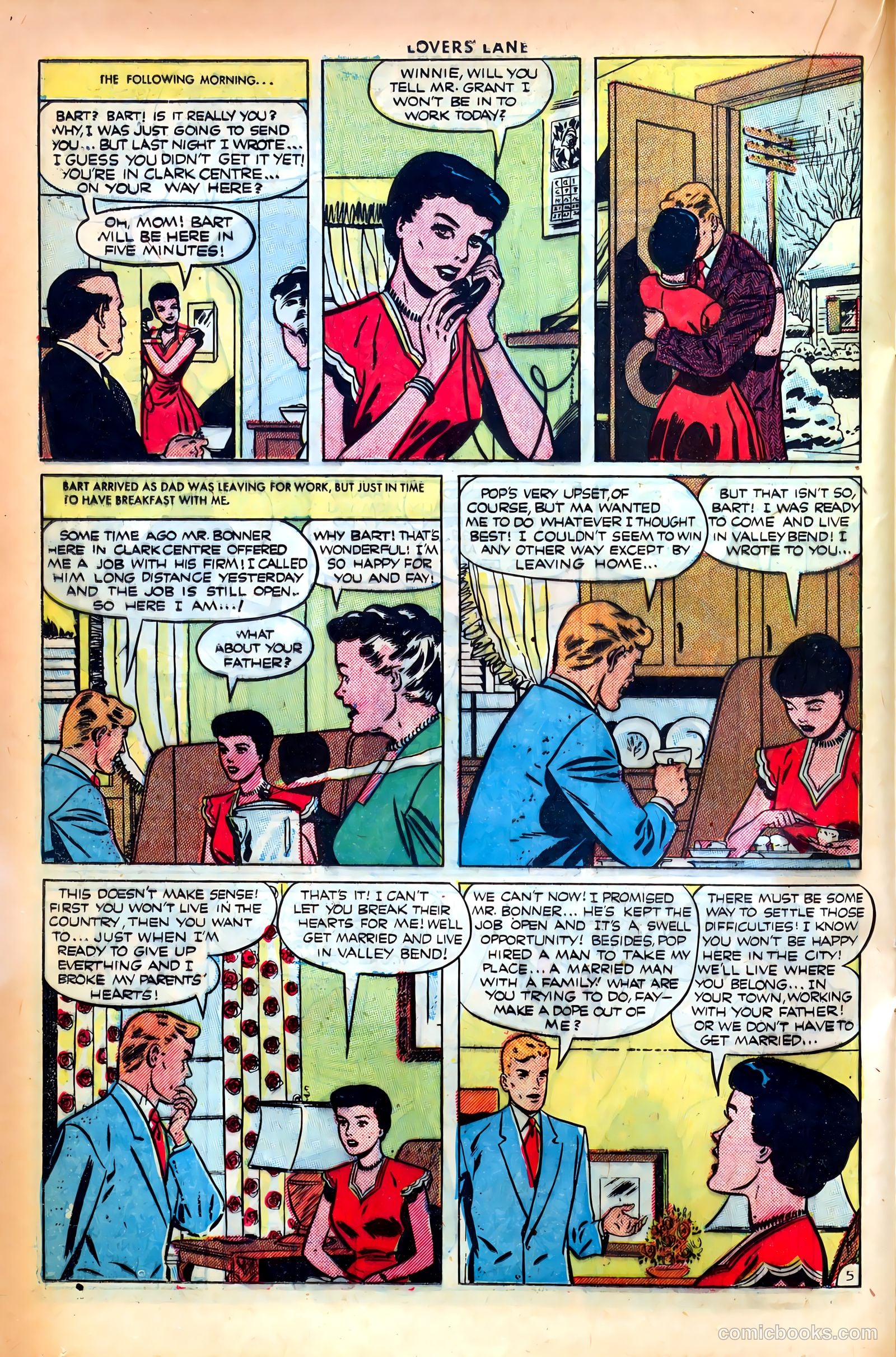 Lovers' Lane #14 (1951) — page 30 of 52
