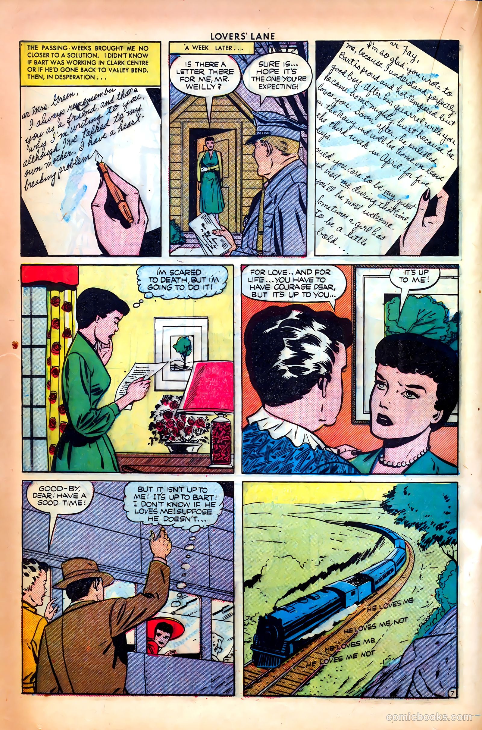 Lovers' Lane #14 (1951) — page 32 of 52