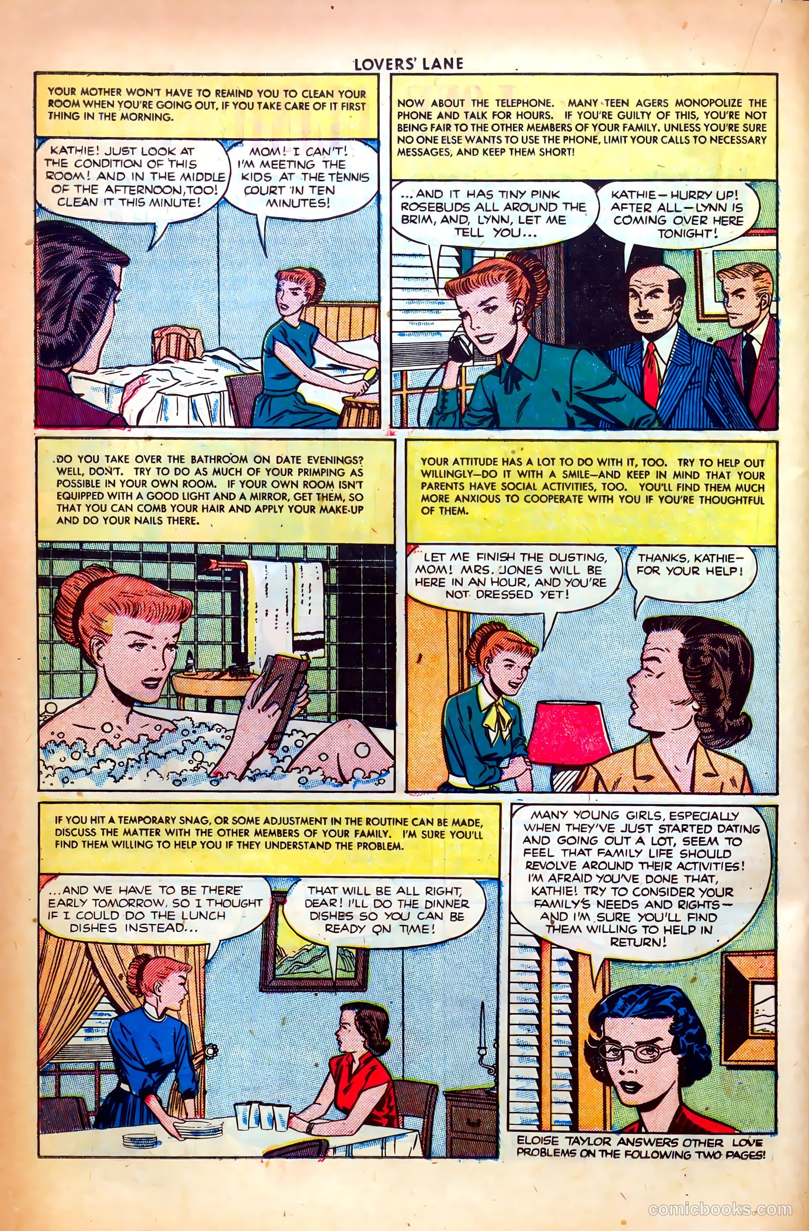 Lovers' Lane #14 (1951) — page 36 of 52