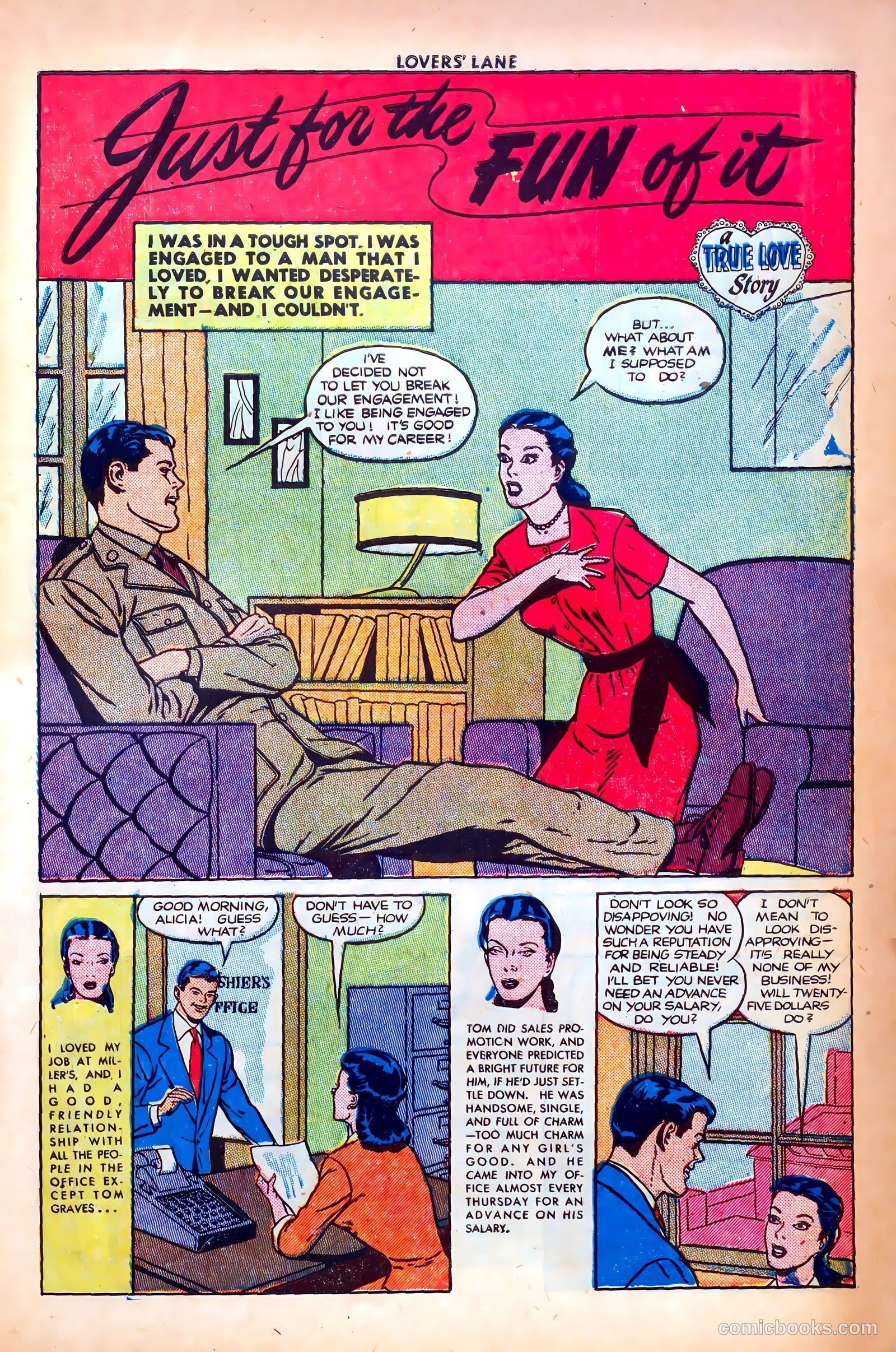 Lovers' Lane #14 (1951) — page 41 of 52