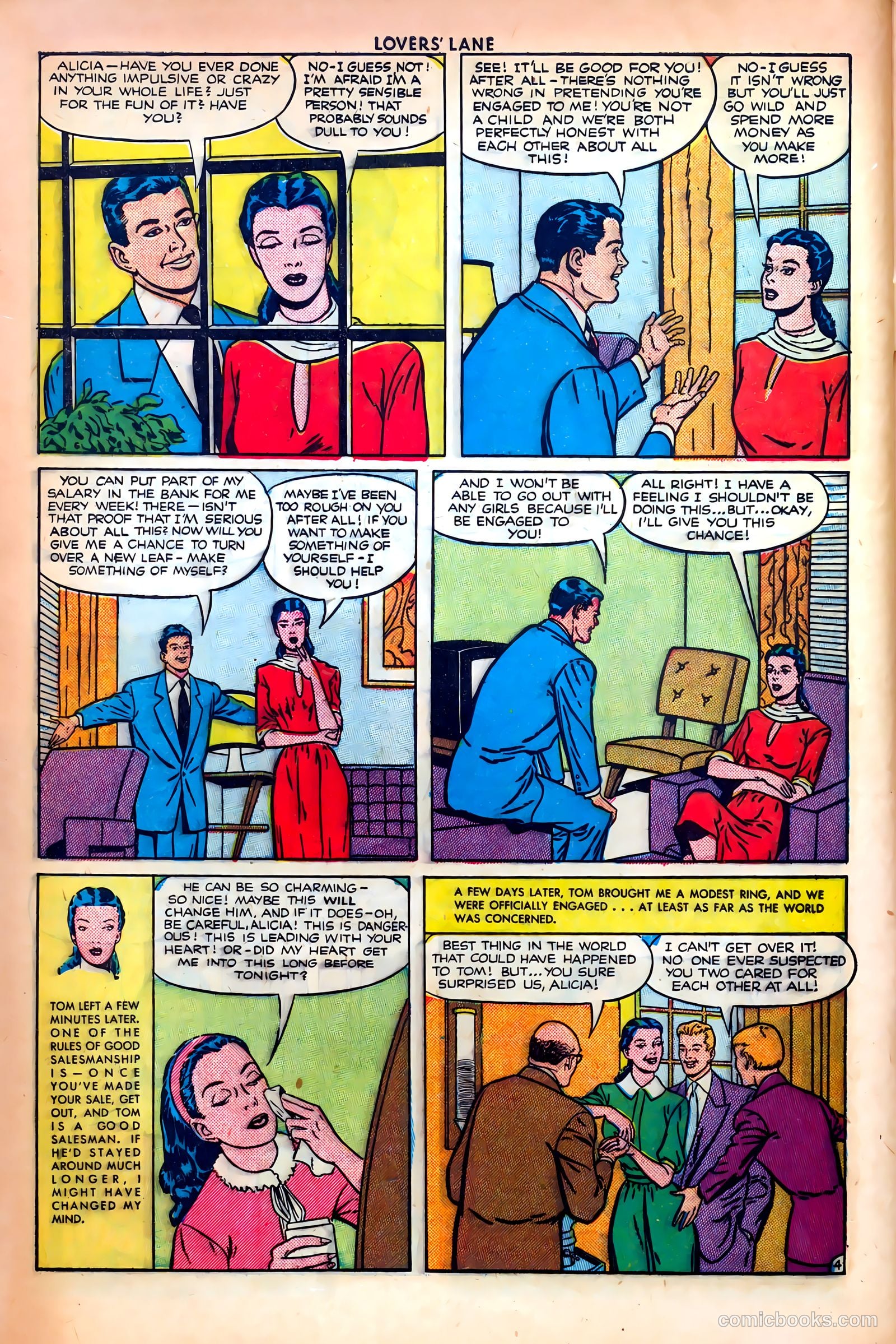 Lovers' Lane #14 (1951) — page 44 of 52