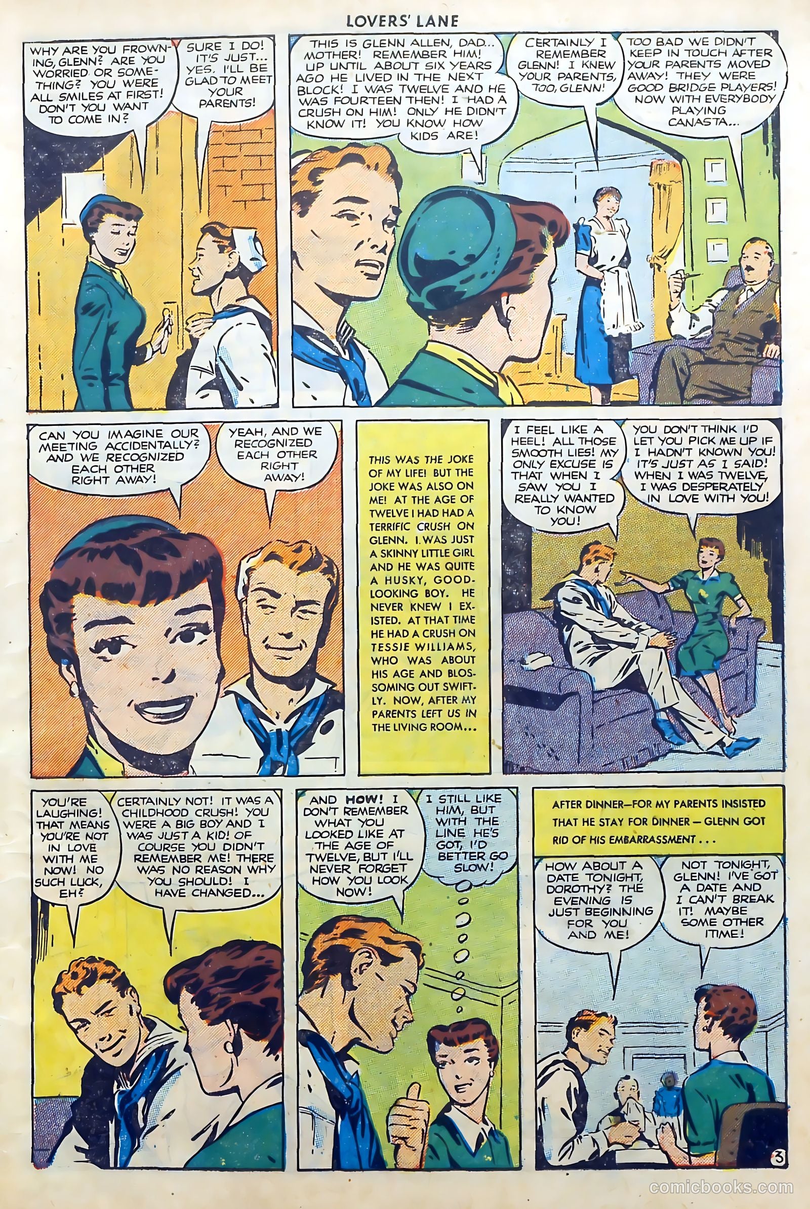 Lovers' Lane #15 (1951) — page 5 of 52
