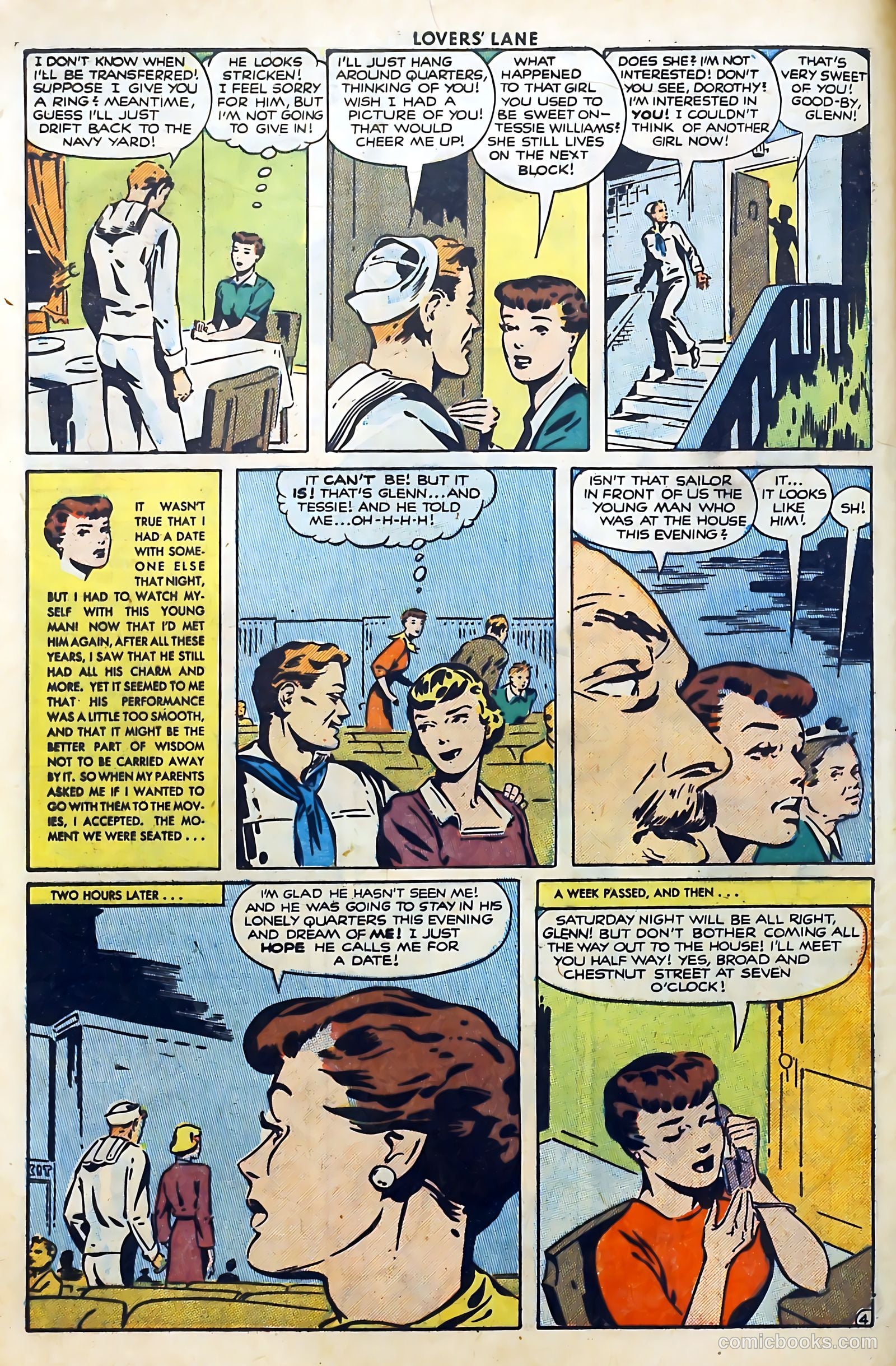 Lovers' Lane #15 (1951) — page 6 of 52