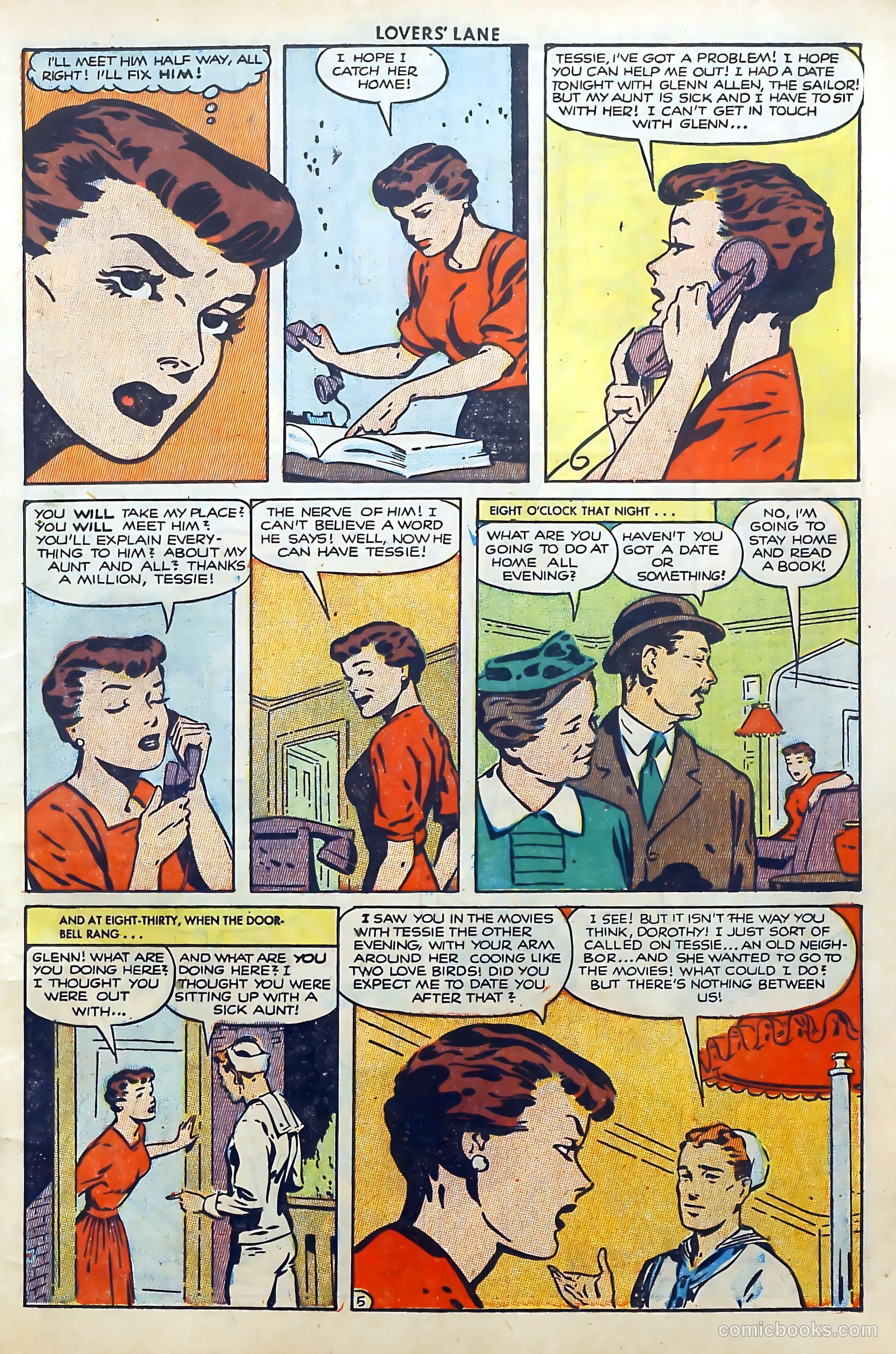 Lovers' Lane #15 (1951) — page 7 of 52