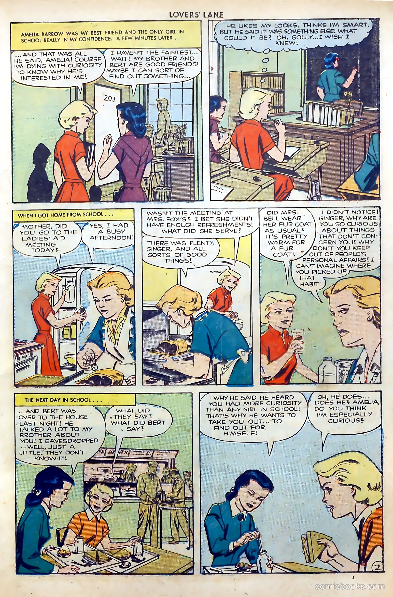 Lovers' Lane #15 (1951) — page 15 of 52