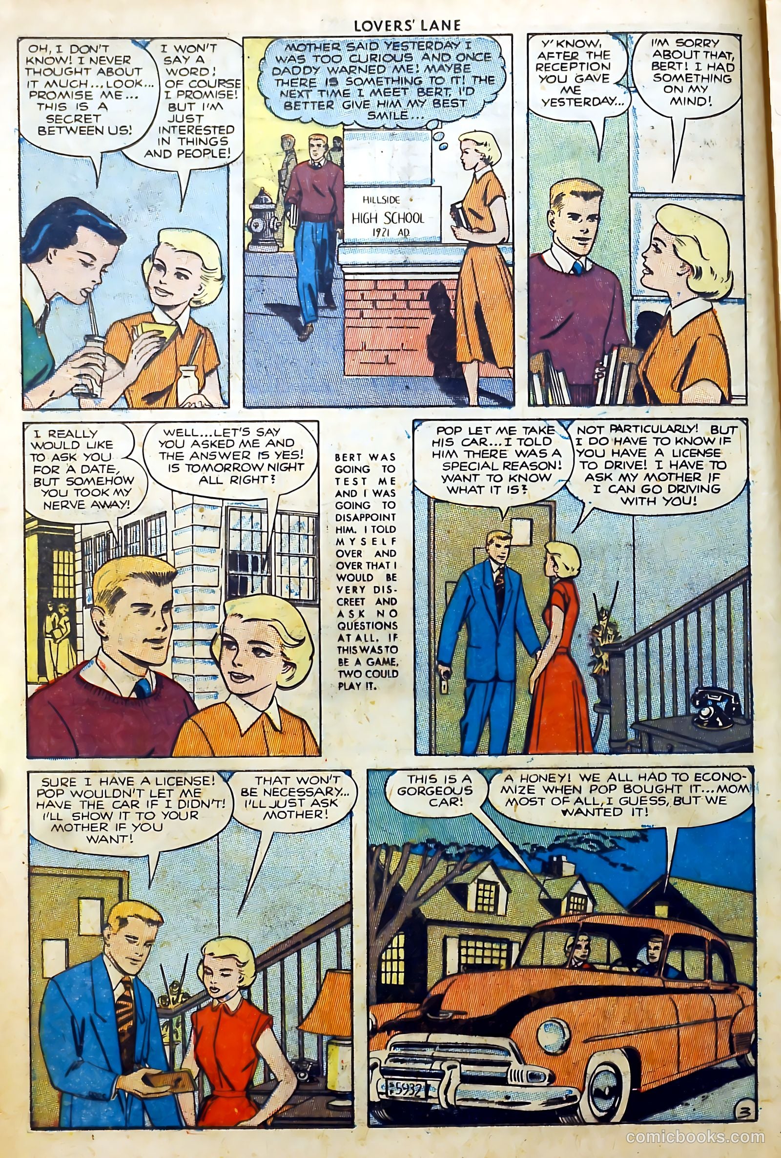 Lovers' Lane #15 (1951) — page 16 of 52