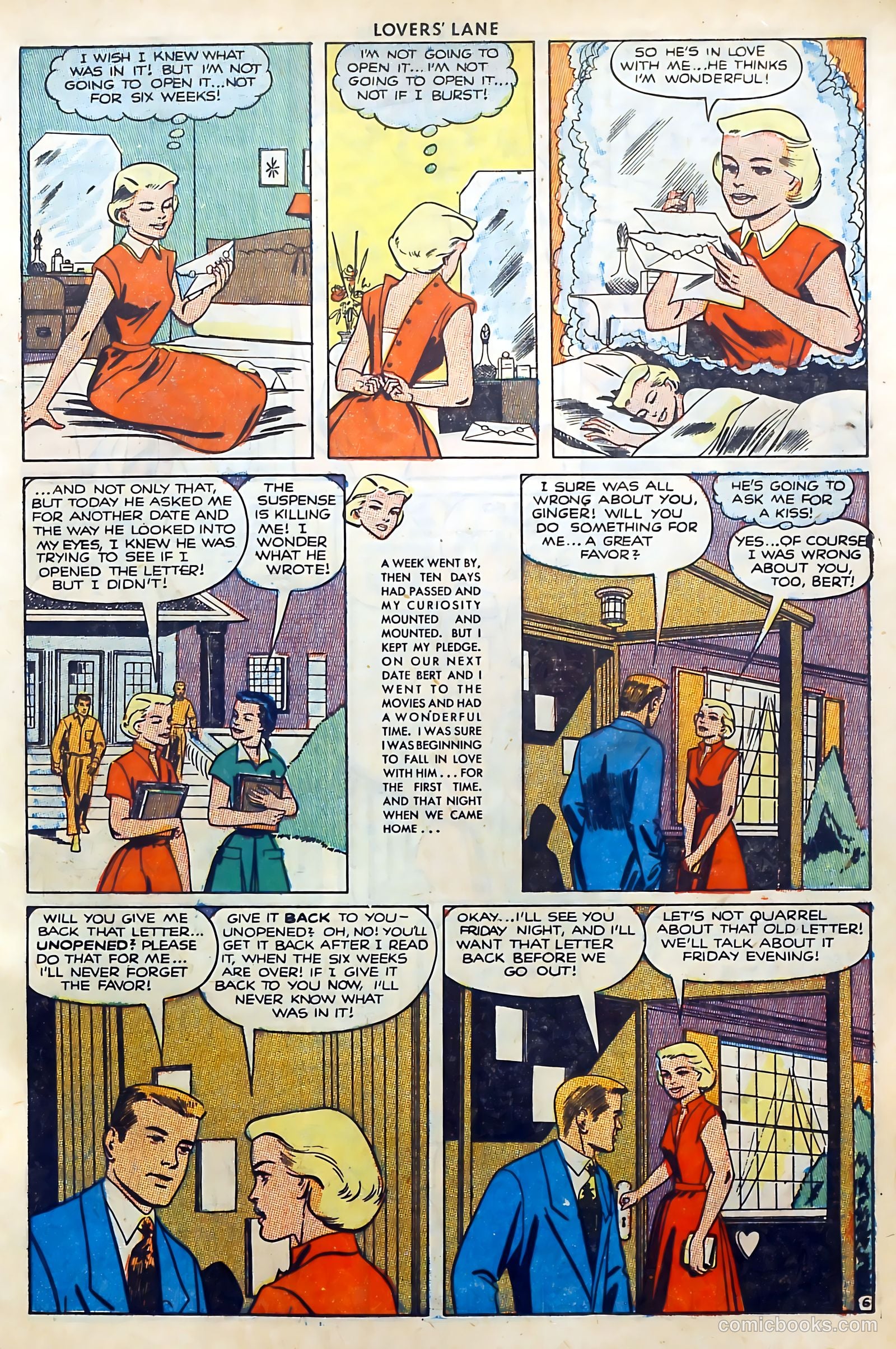 Lovers' Lane #15 (1951) — page 19 of 52