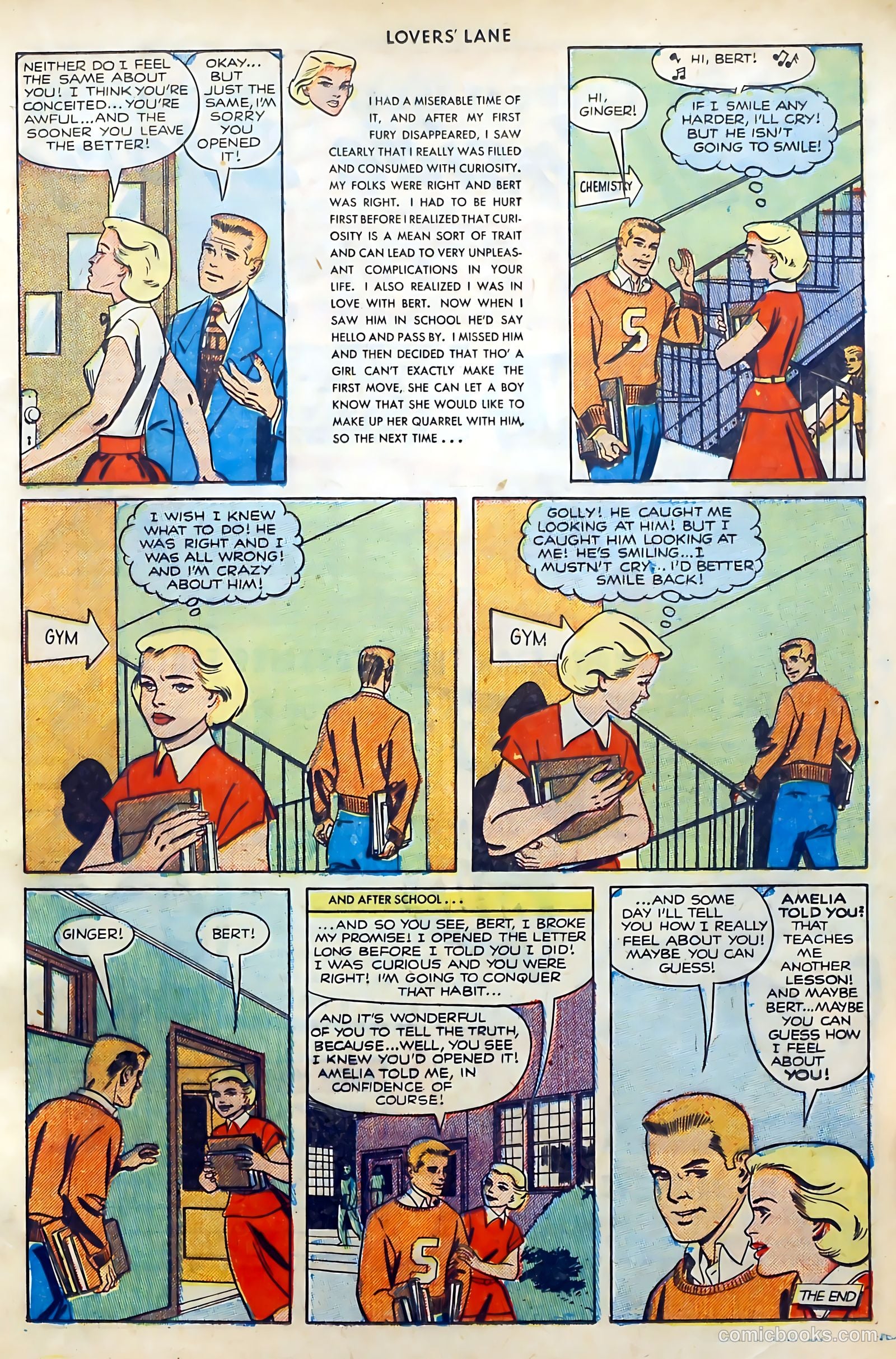 Lovers' Lane #15 (1951) — page 21 of 52