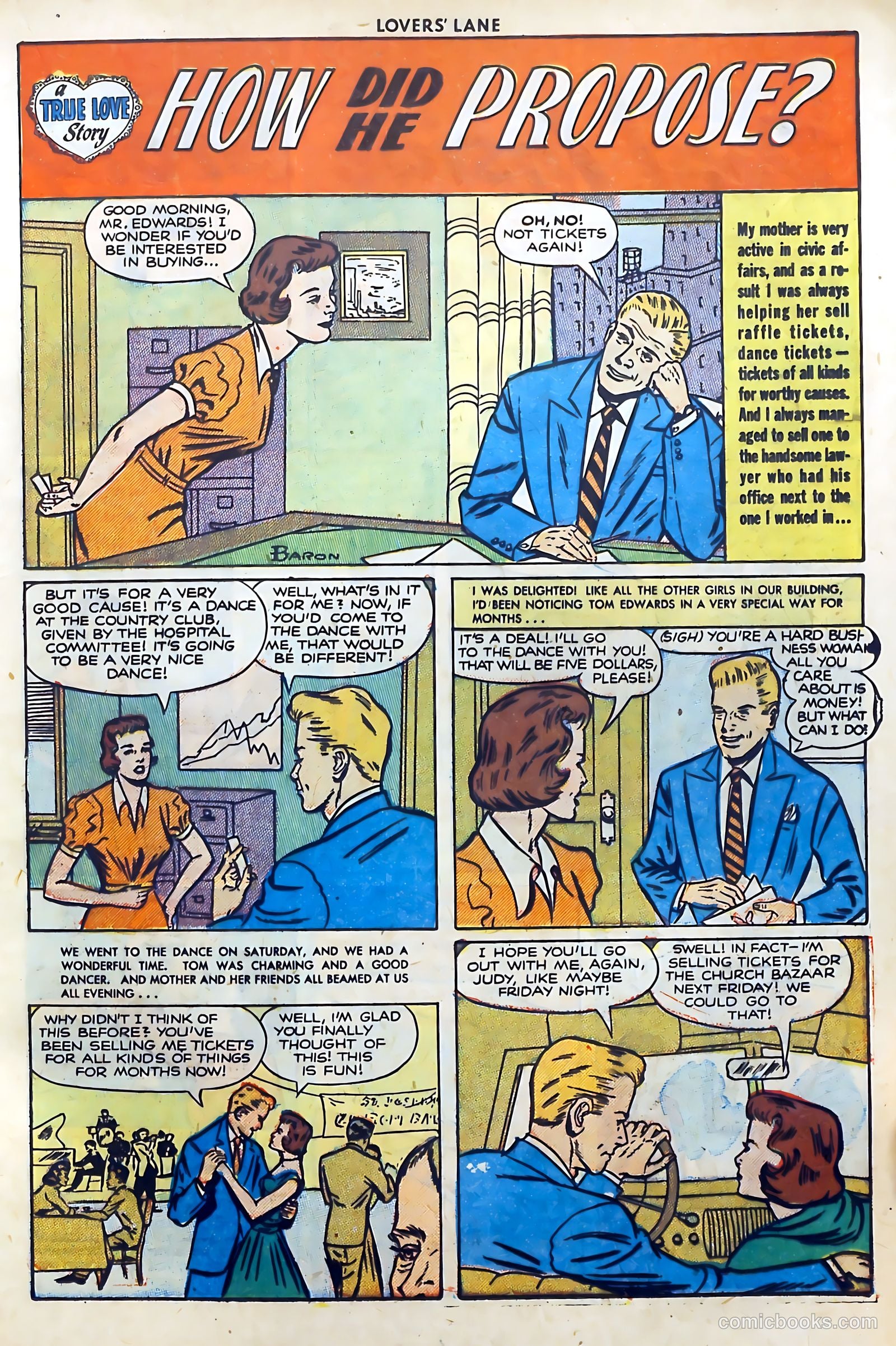 Lovers' Lane #15 (1951) — page 23 of 52